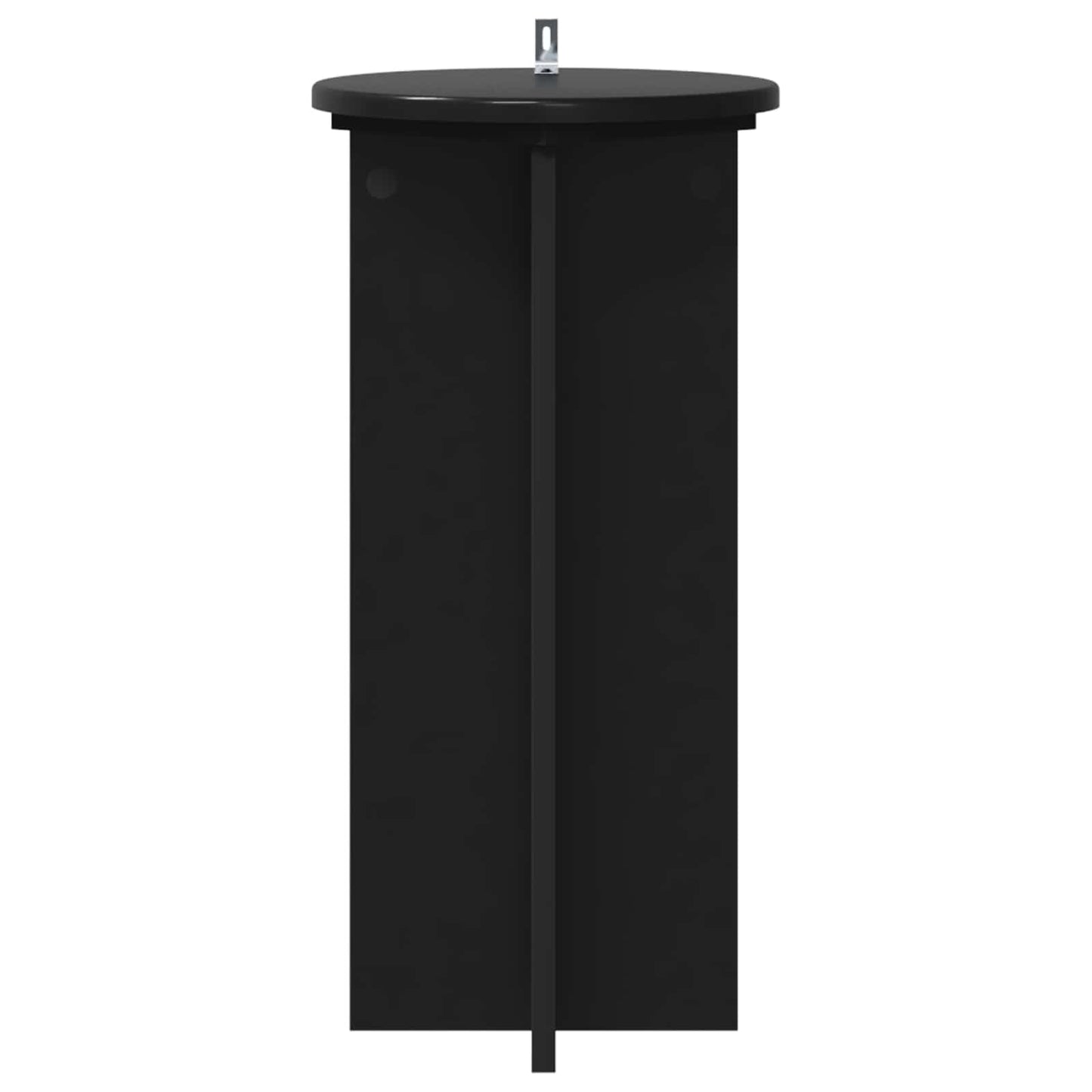Augalų stovas 2 pcs Juoda 29,5 x 29,5 x 60 cm Apdirbta mediena