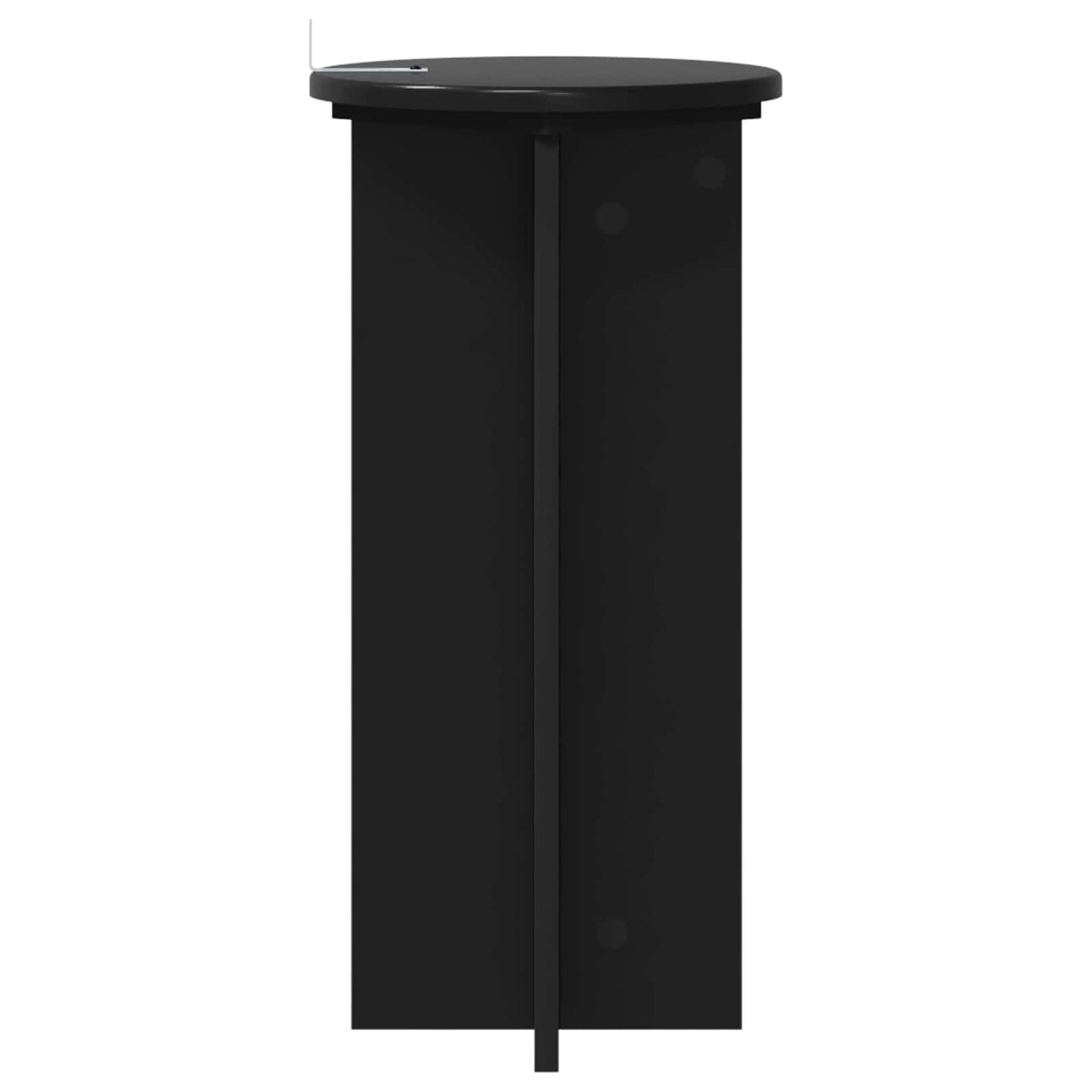 Augalų stovas 2 pcs Juoda 29,5 x 29,5 x 60 cm Apdirbta mediena