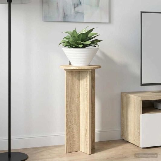 Augalų stovas 2 pcs Sonoma ąžuolas 29,5 x 29,5 x 60 cm