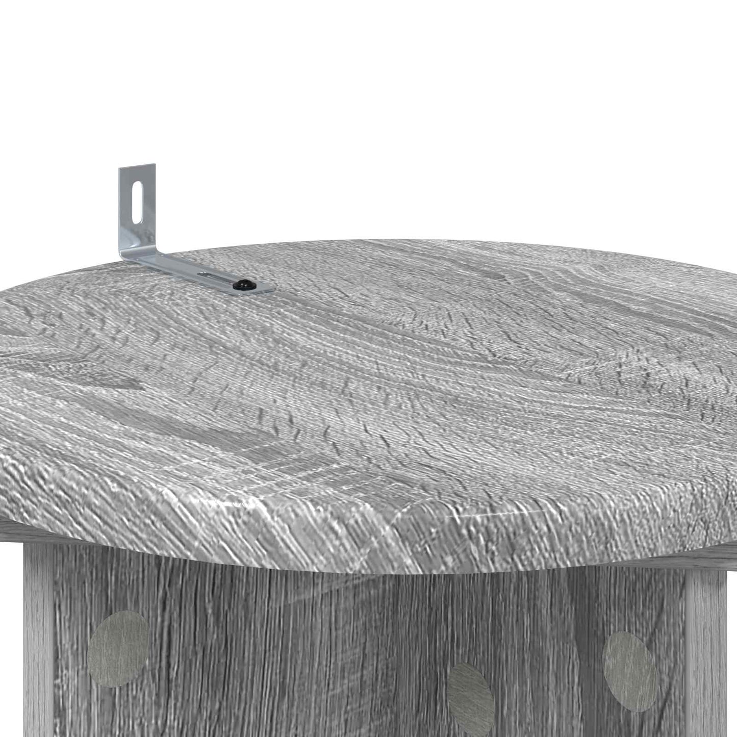 Augalų stovas 2 pcs Pilka sonoma ąžuolo 29,5 x 29,5 x 60 cm
