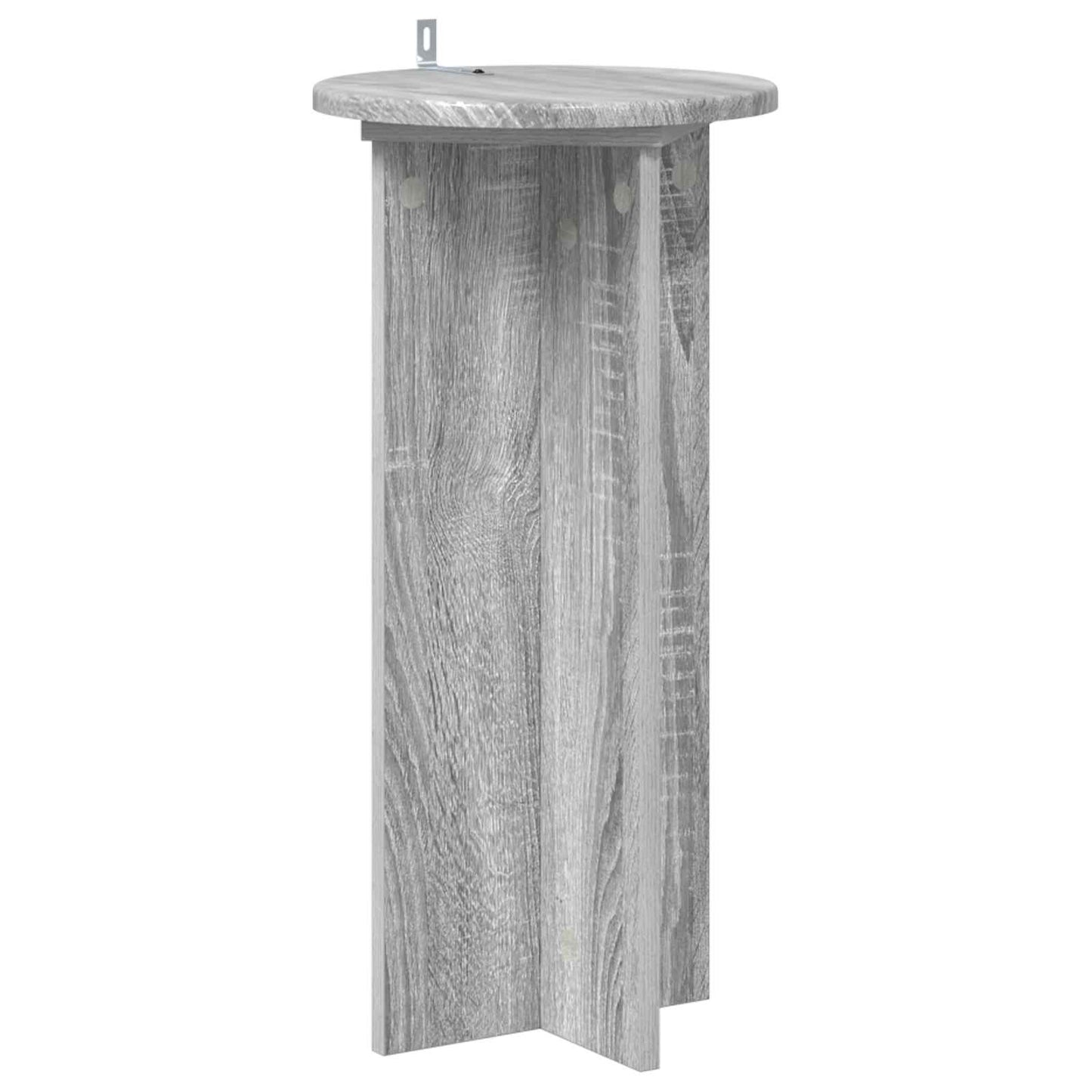 Augalų stovas 2 pcs Pilka sonoma ąžuolo 29,5 x 29,5 x 60 cm