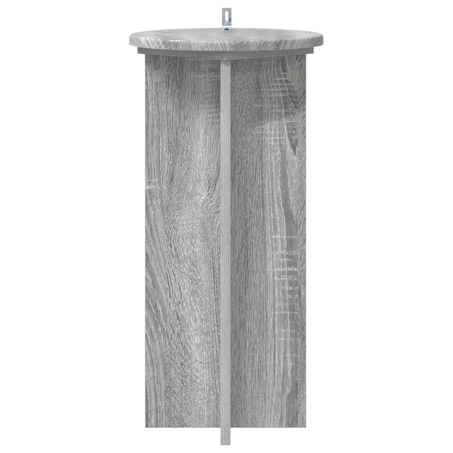 Augalų stovas 2 pcs Pilka sonoma ąžuolo 29,5 x 29,5 x 60 cm