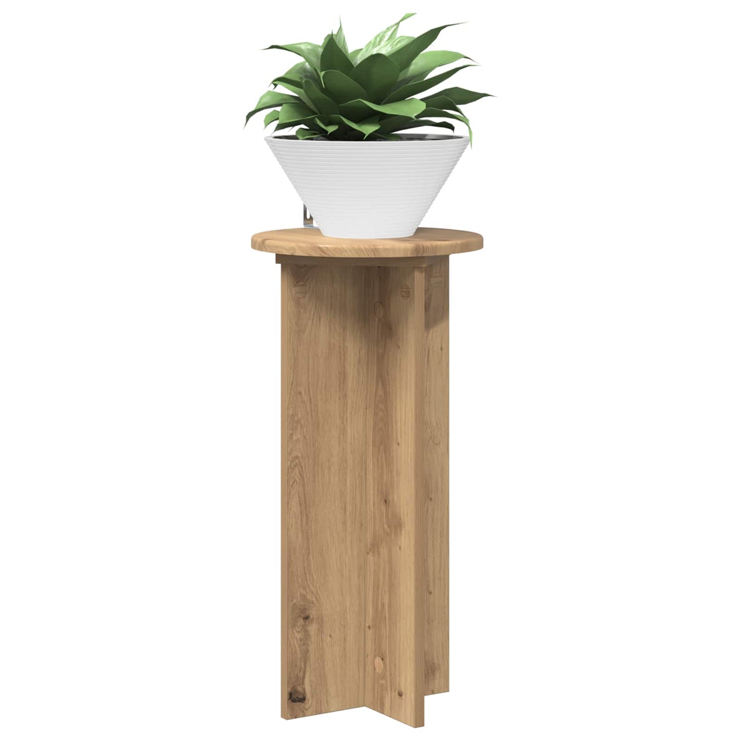 Augalų stovas 2 pcs Artisano ąžuolo 29,5 x 29,5 x 60 cm