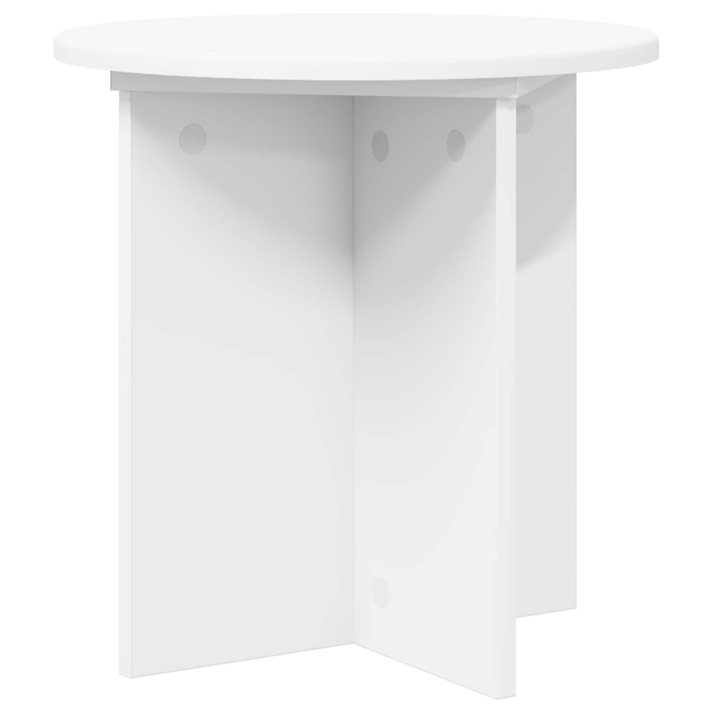 Augalų stovas 2 pcs Balta Ø40 x 40 cm Apdirbta mediena