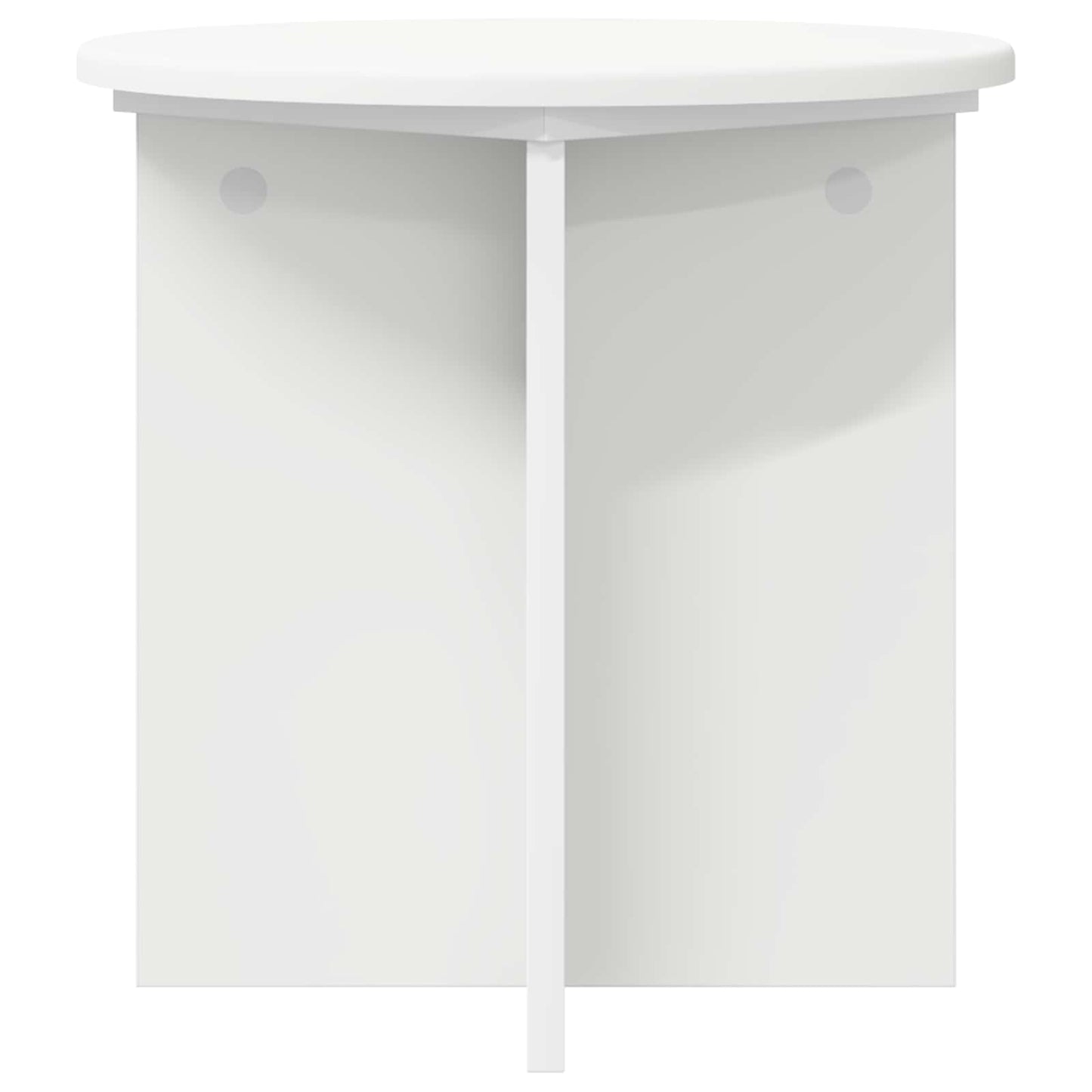Augalų stovas 2 pcs Balta Ø40 x 40 cm Apdirbta mediena
