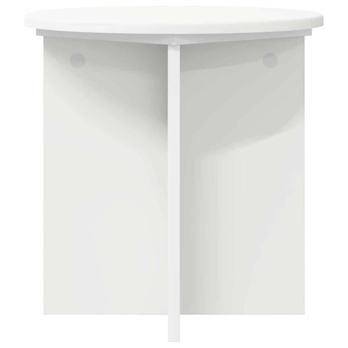Augalų stovas 2 pcs Balta Ø40 x 40 cm Apdirbta mediena