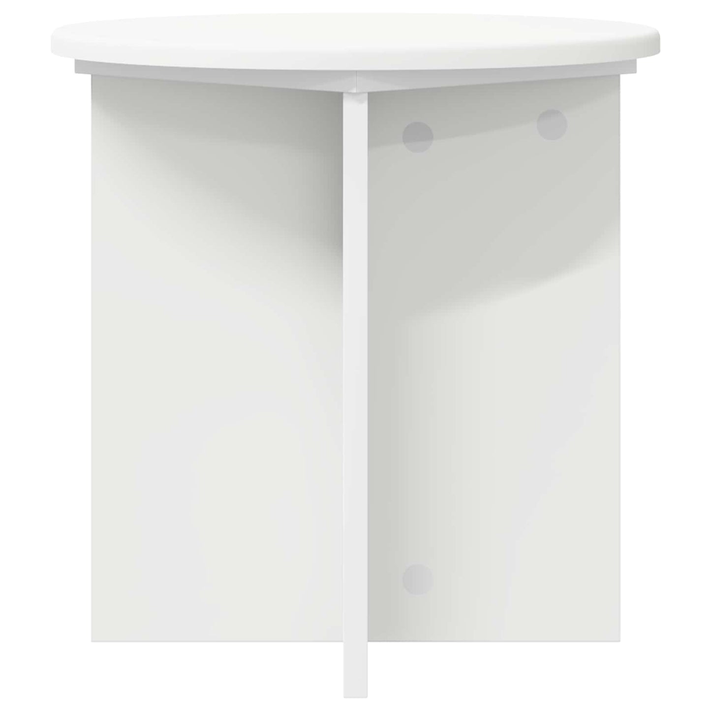 Augalų stovas 2 pcs Balta Ø40 x 40 cm Apdirbta mediena