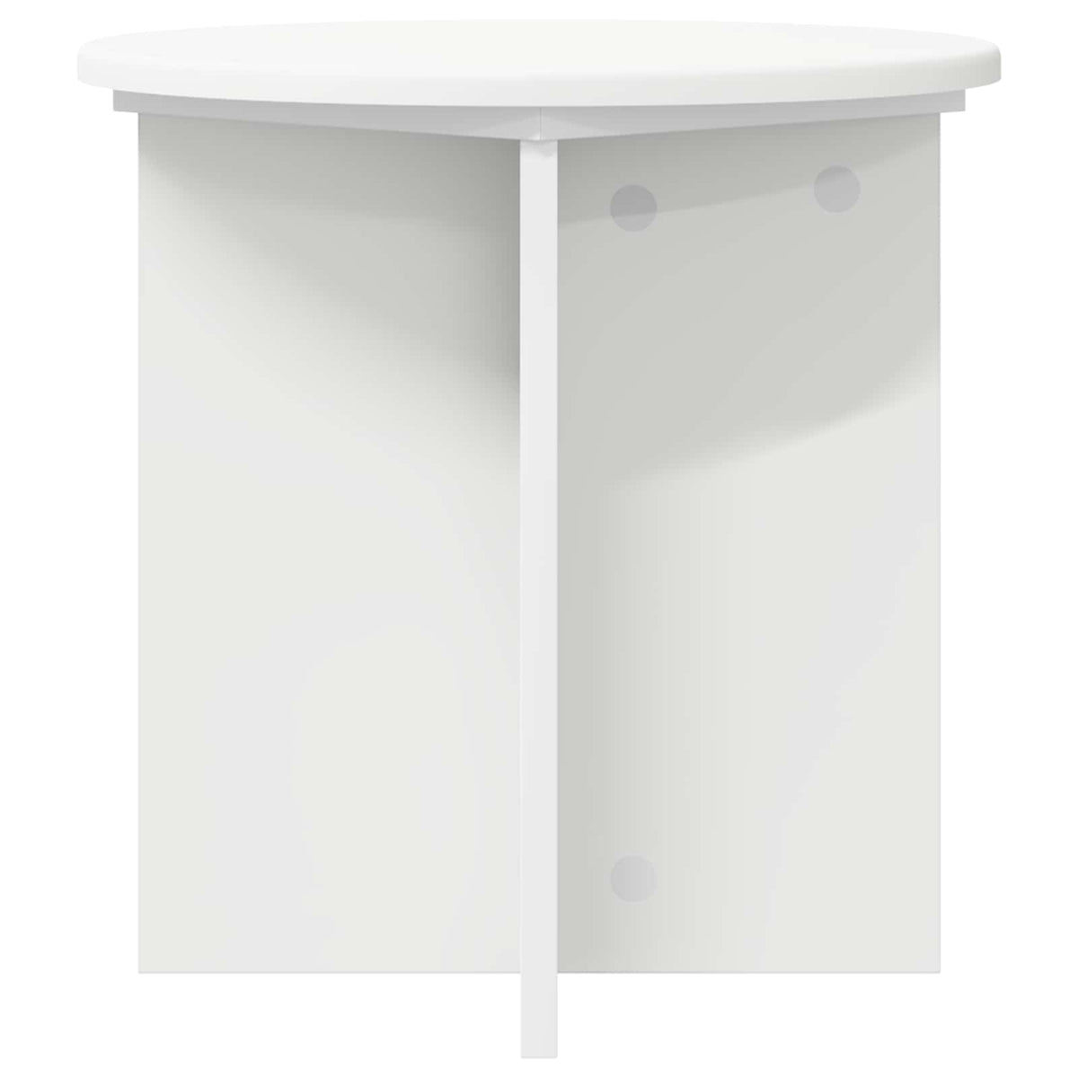 Augalų stovas 2 pcs Balta Ø40 x 40 cm Apdirbta mediena