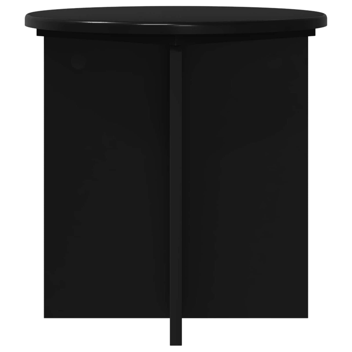 Augalų stovas 2 pcs Juoda 40 x 40 x 40 cm Apdirbta mediena