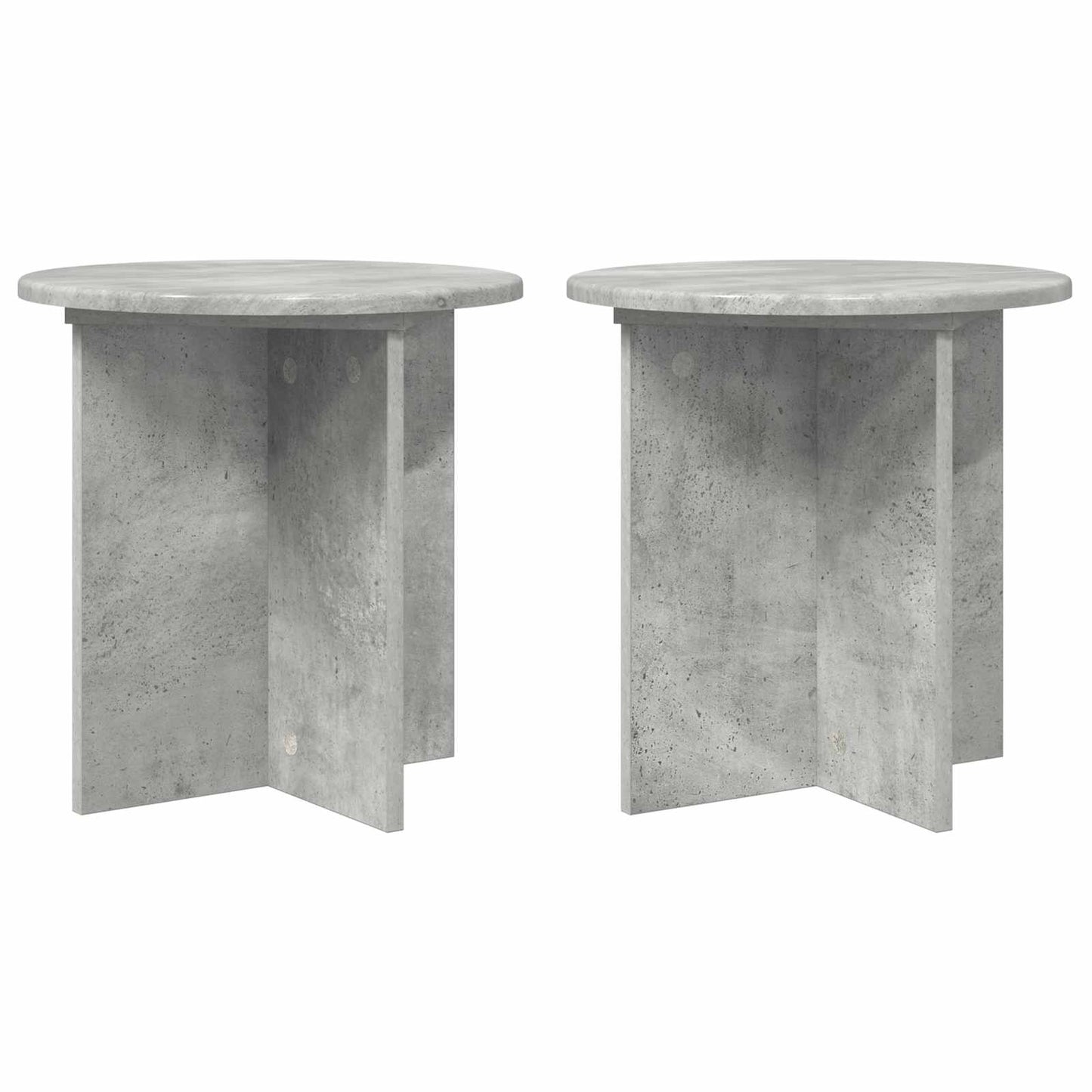 Augalų stovas 2 pcs Betono pilka 40 x 40 x 40 cm