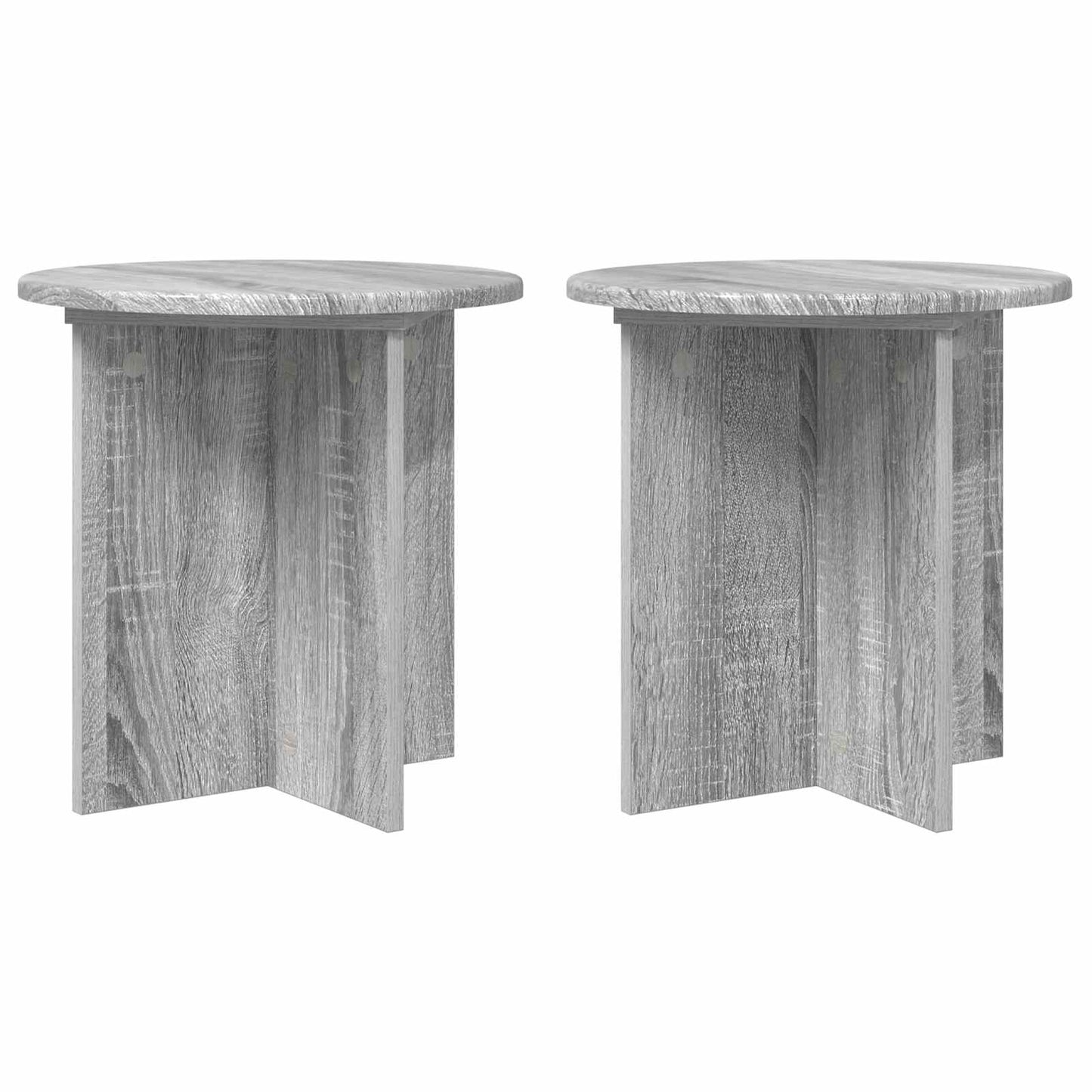 Augalų stovas 2 pcs Pilka sonoma ąžuolo 40 x 40 x 40 cm