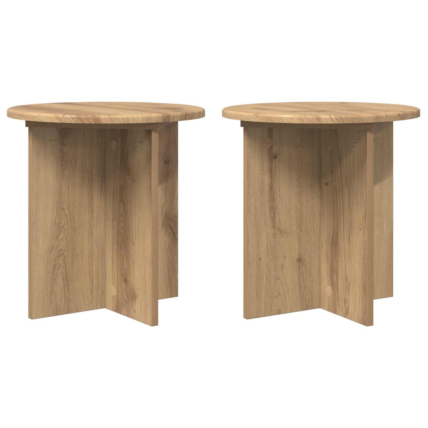 Augalų stovas 2 pcs Artisano ąžuolo 40 x 40 x 40 cm