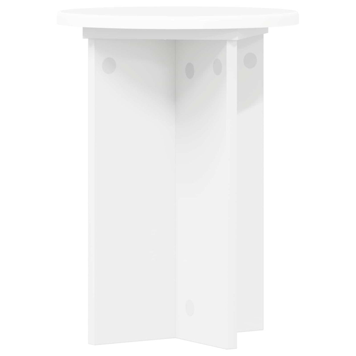 Augalų stovas 2 pcs Balta Ø29,5 x 40 cm Apdirbta mediena