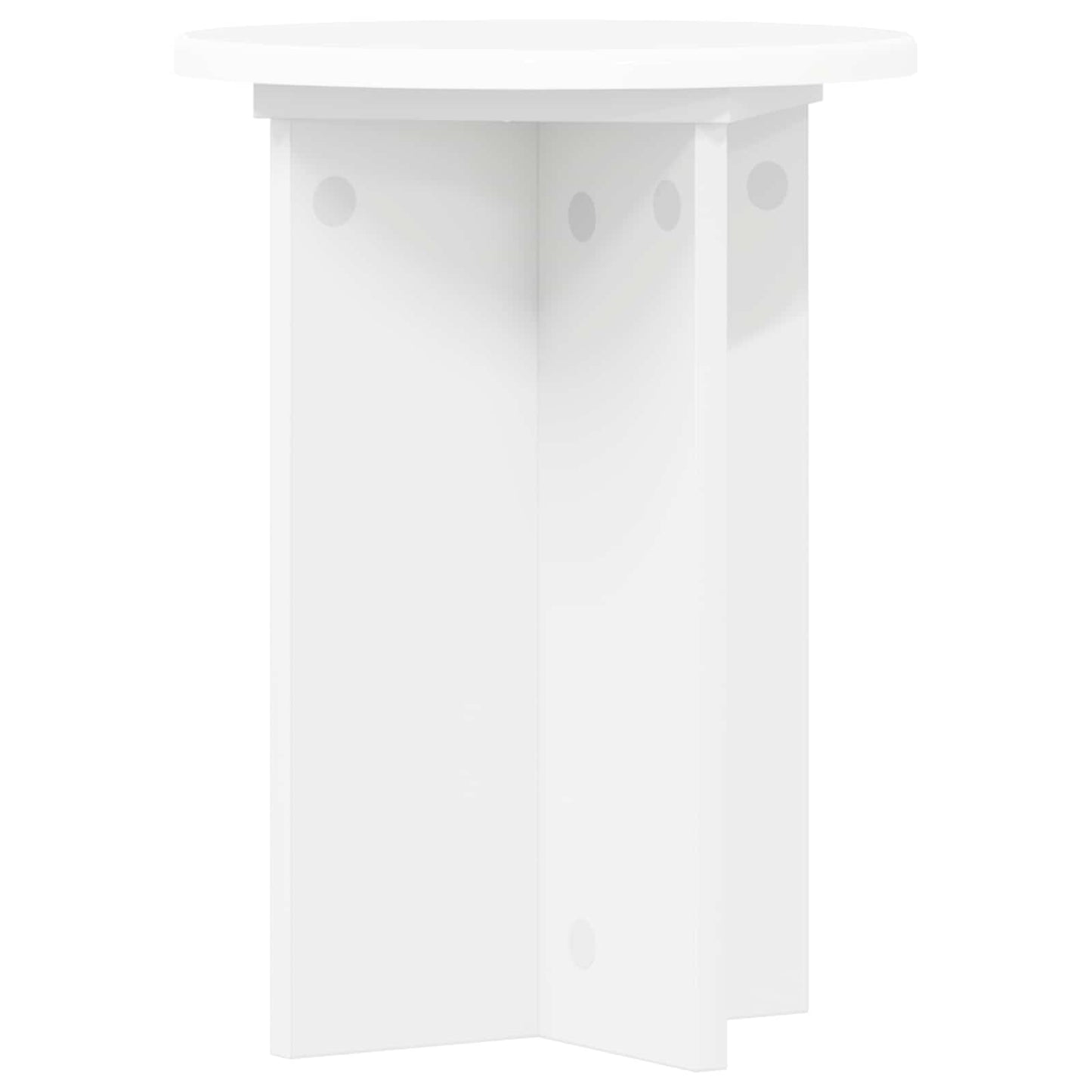 Augalų stovas 2 pcs Balta Ø29,5 x 40 cm Apdirbta mediena