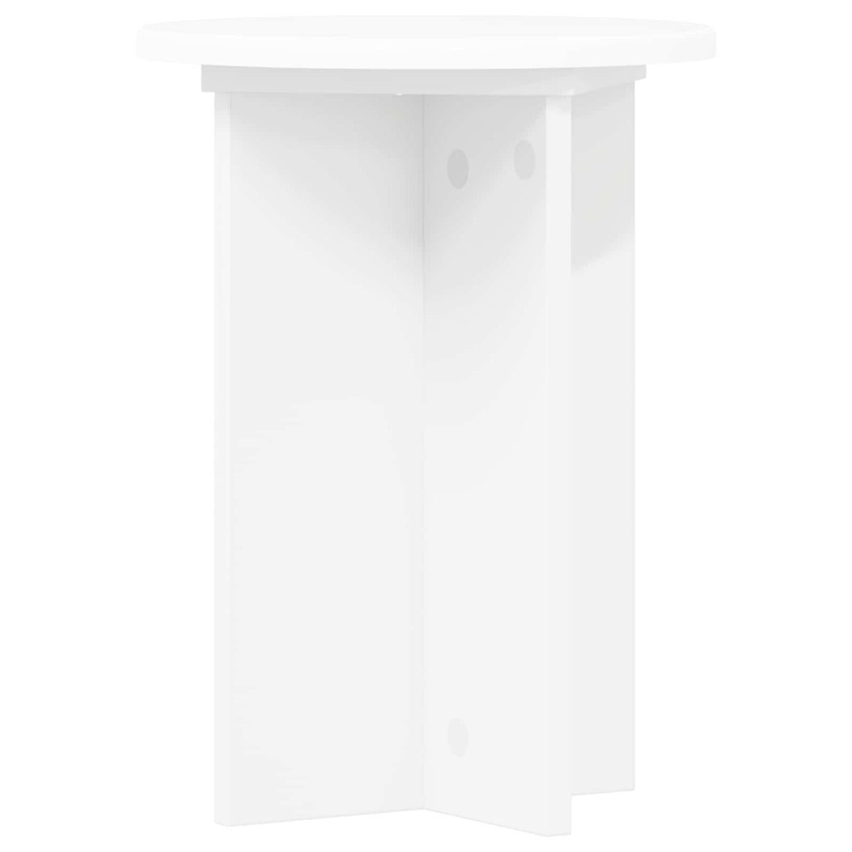 Augalų stovas 2 pcs Balta Ø29,5 x 40 cm Apdirbta mediena