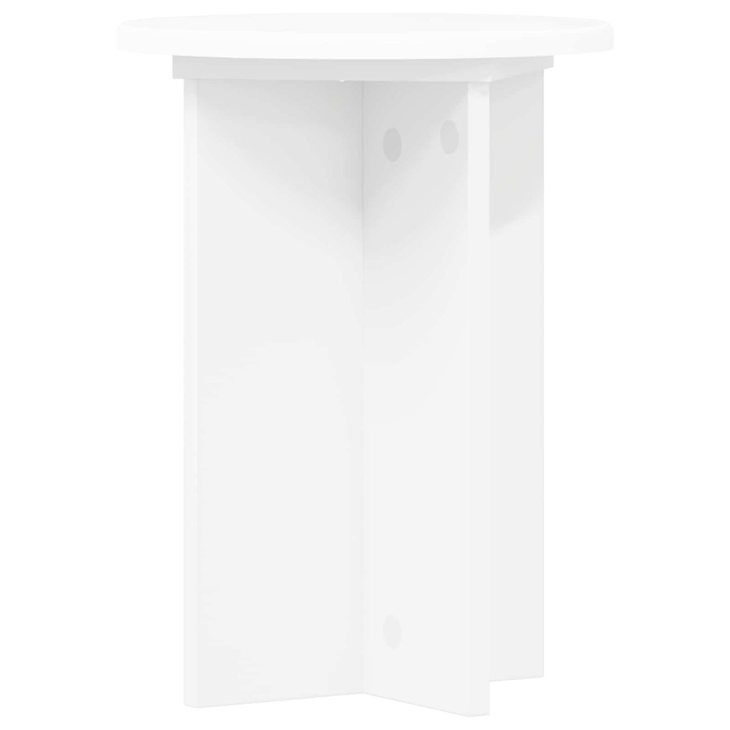 Augalų stovas 2 pcs Balta Ø29,5 x 40 cm Apdirbta mediena