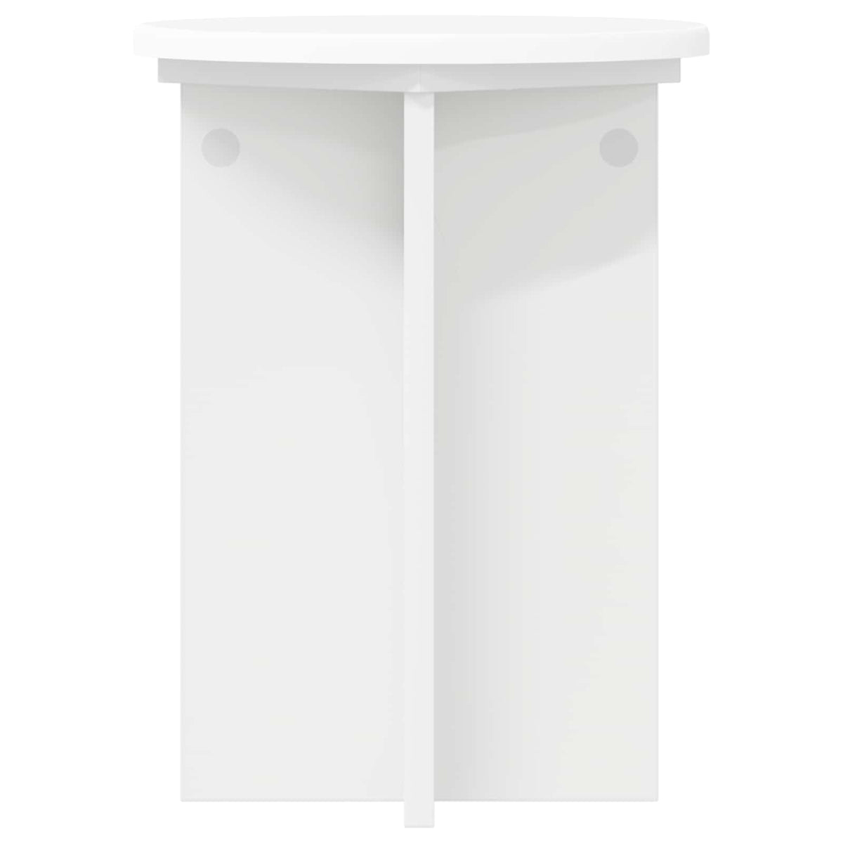 Augalų stovas 2 pcs Balta Ø29,5 x 40 cm Apdirbta mediena