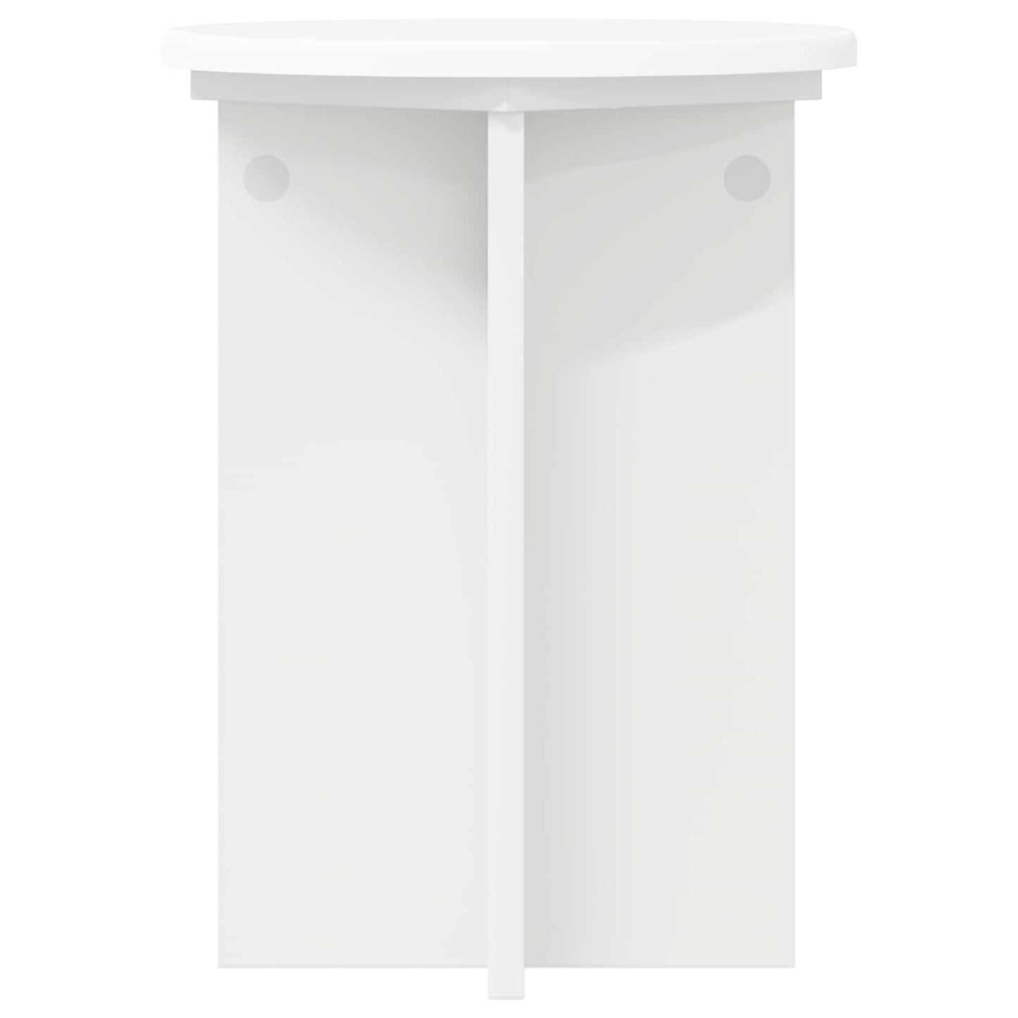 Augalų stovas 2 pcs Balta Ø29,5 x 40 cm Apdirbta mediena