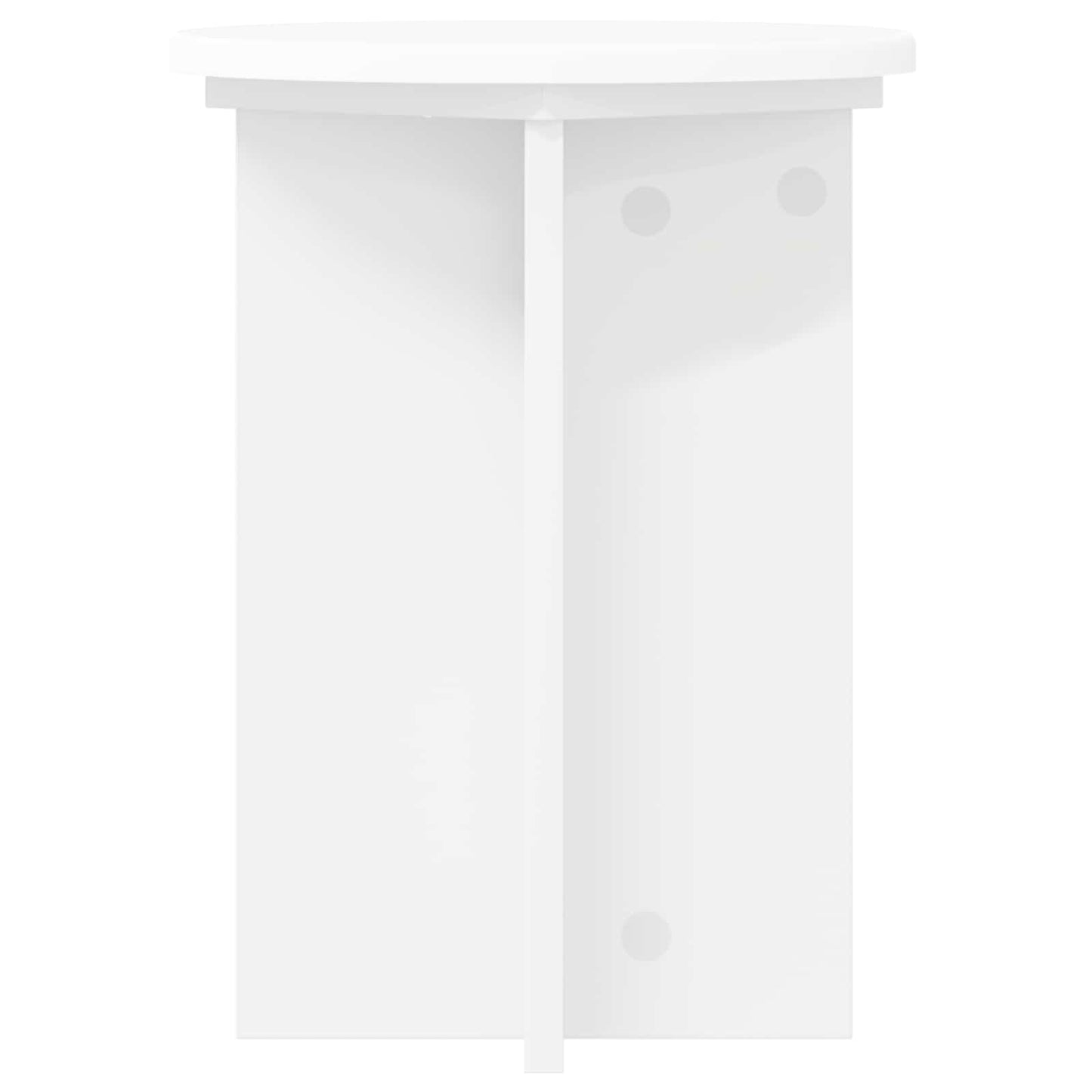 Augalų stovas 2 pcs Balta Ø29,5 x 40 cm Apdirbta mediena