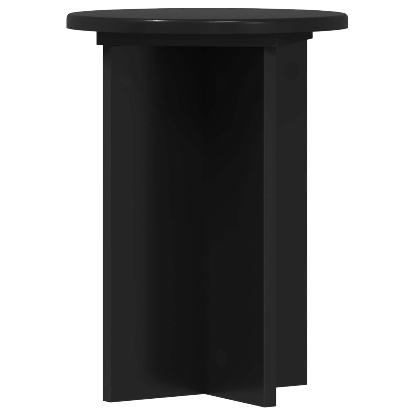 Augalų stovas 2 pcs Juoda Ø29,5 x 40 cm Apdirbta mediena