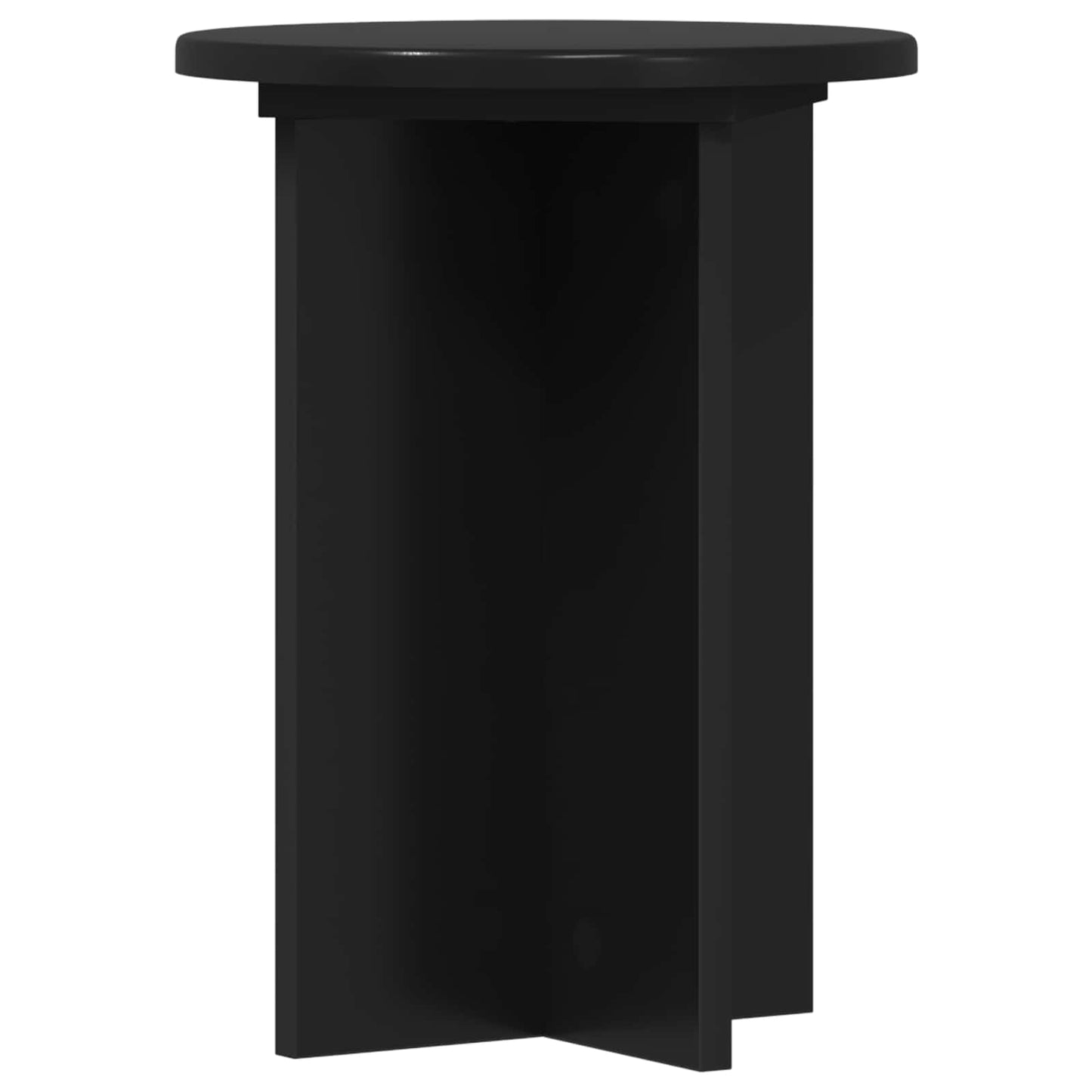 Augalų stovas 2 pcs Juoda Ø29,5 x 40 cm Apdirbta mediena