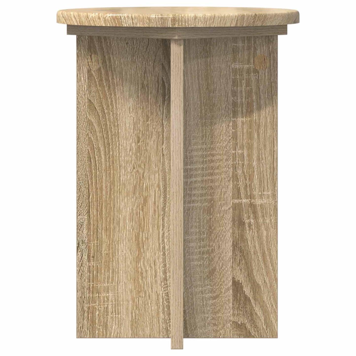 Augalų stovas 2 pcs Sonoma ąžuolas Ø29,5 x 40 cm