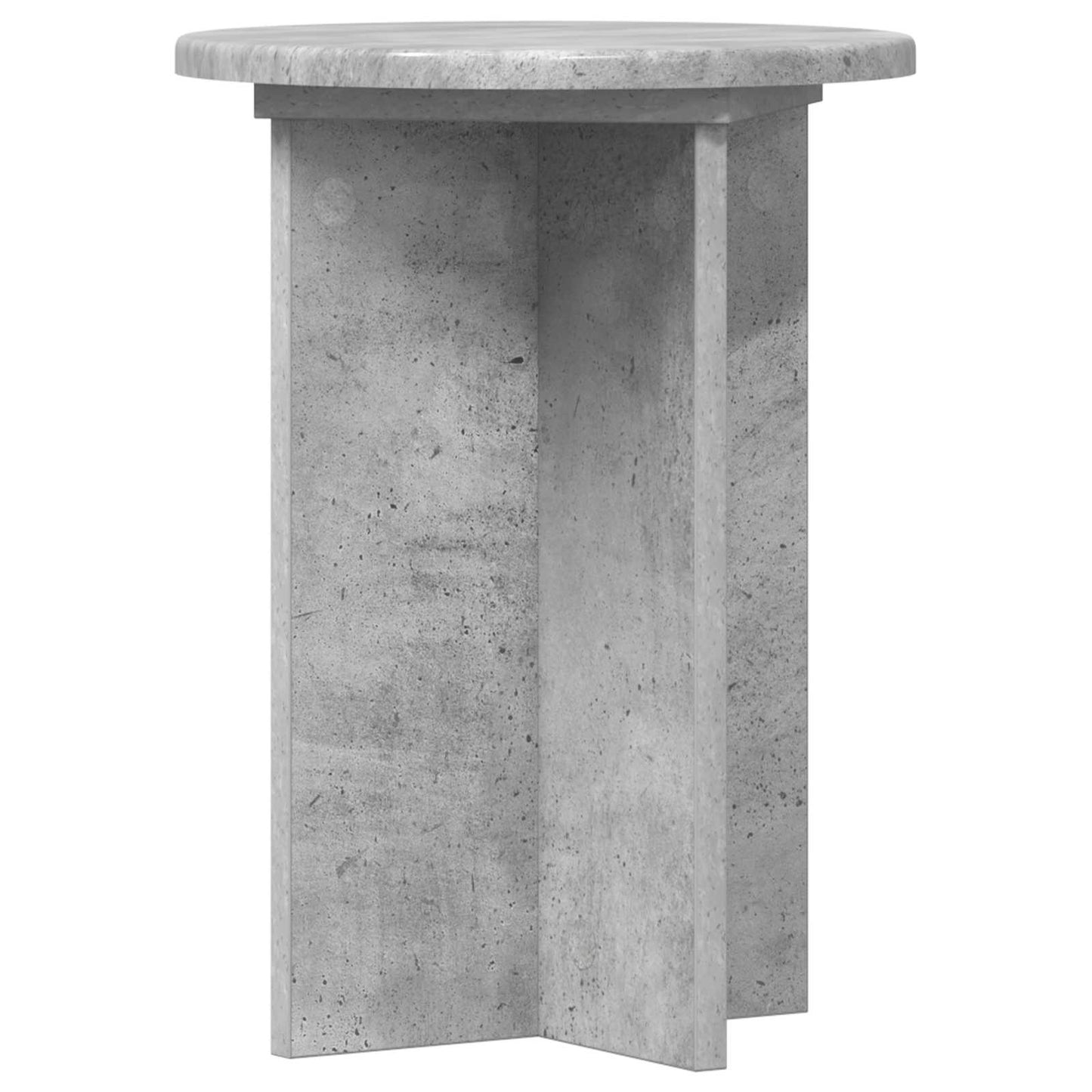 Augalų stovas 2 pcs Betono pilka Ø29,5 x 40 cm Apdirbta mediena