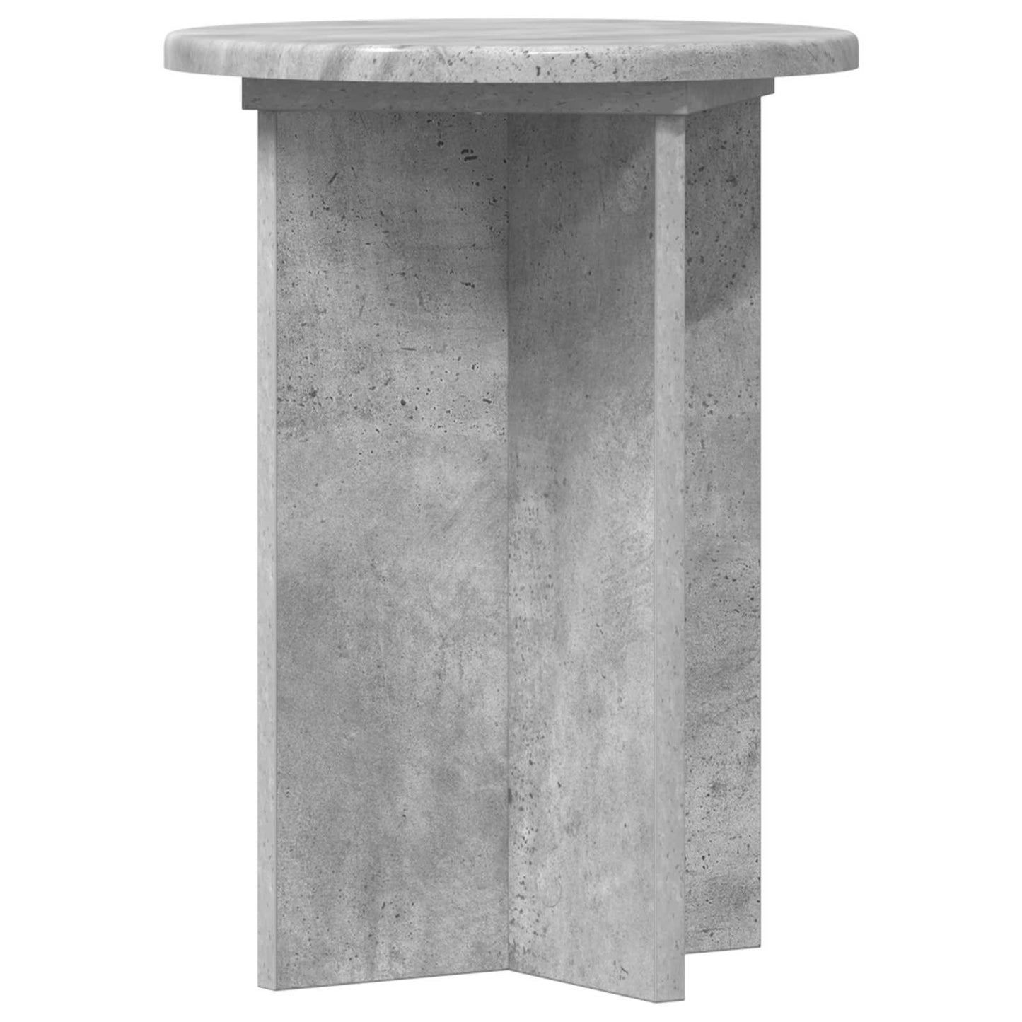 Augalų stovas 2 pcs Betono pilka Ø29,5 x 40 cm Apdirbta mediena