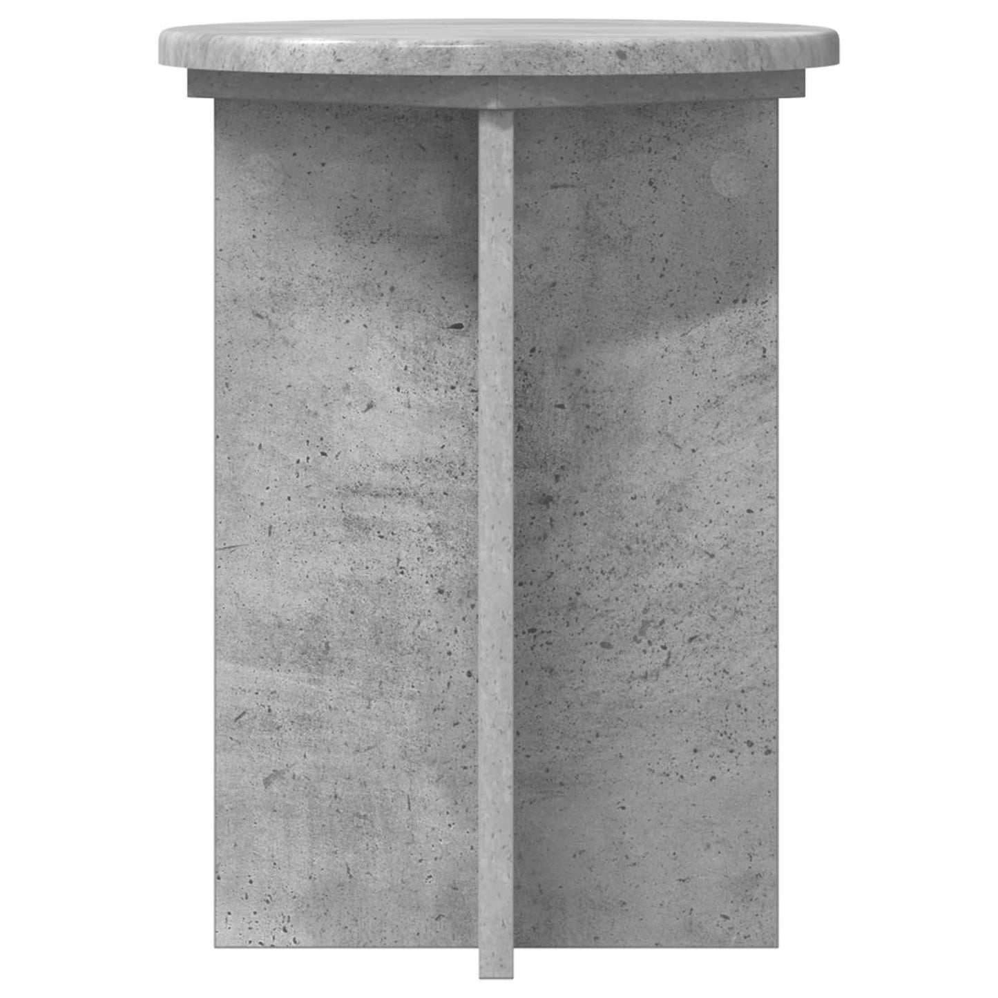 Augalų stovas 2 pcs Betono pilka Ø29,5 x 40 cm Apdirbta mediena