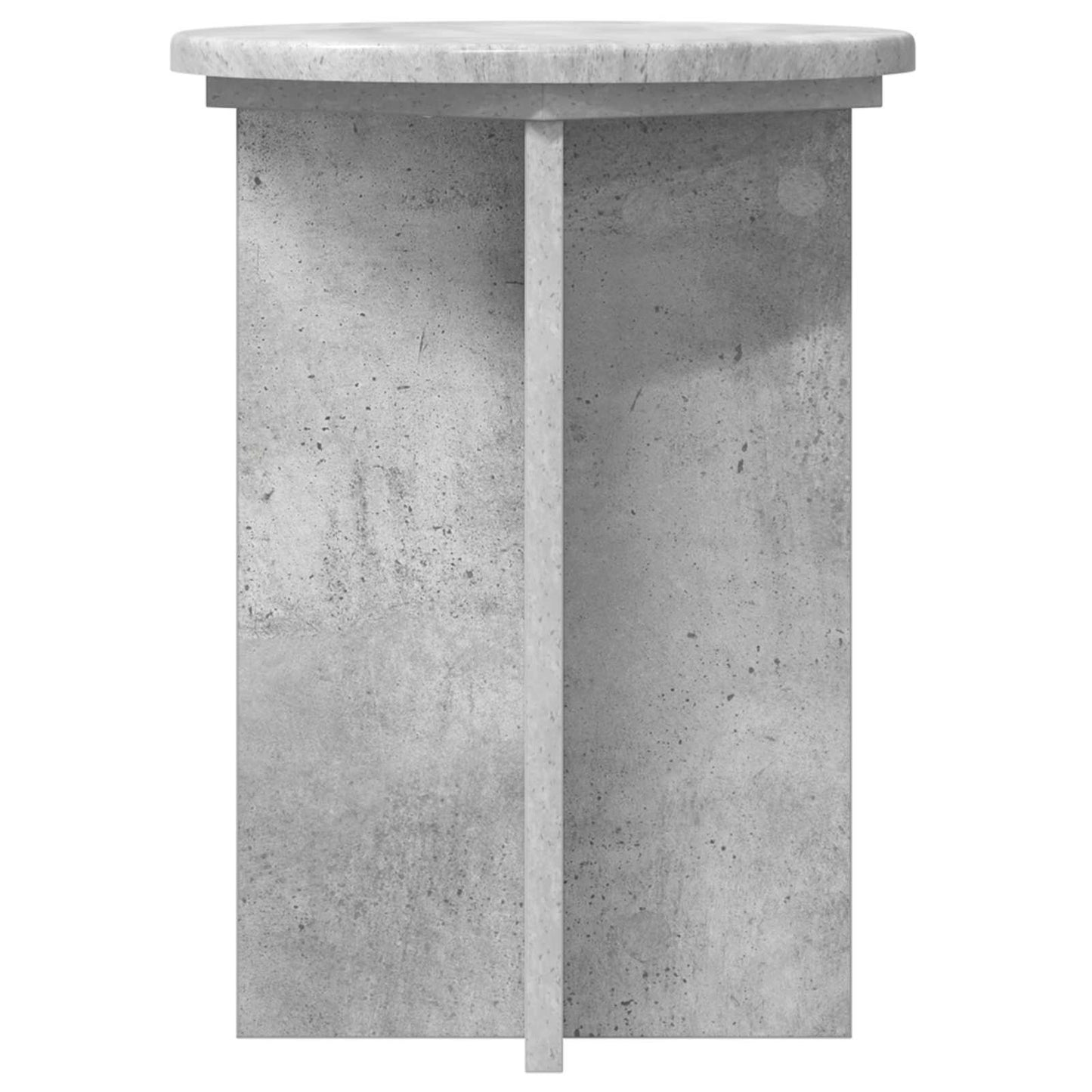 Augalų stovas 2 pcs Betono pilka Ø29,5 x 40 cm Apdirbta mediena