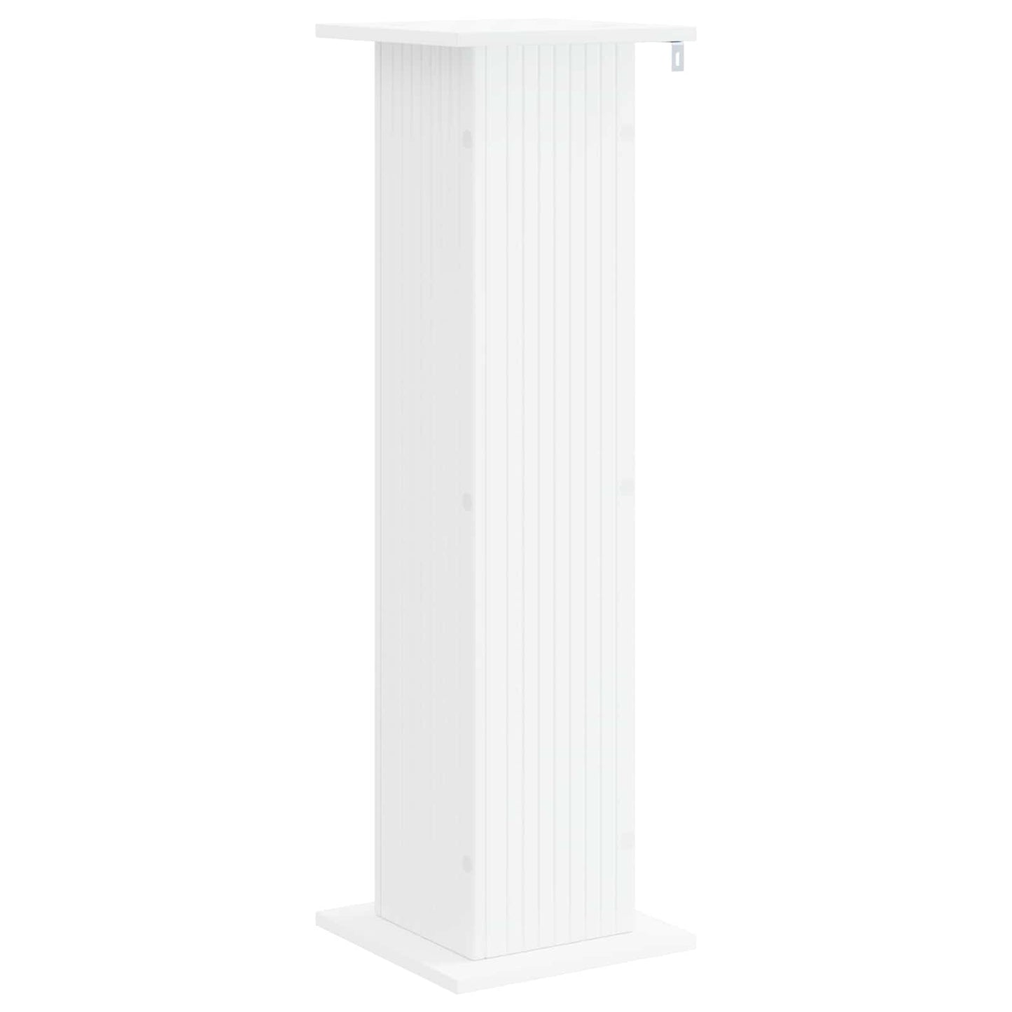Augalų stovas 2 pcs Balta 30,5 x 30 x 100,5 cm Apdirbta mediena