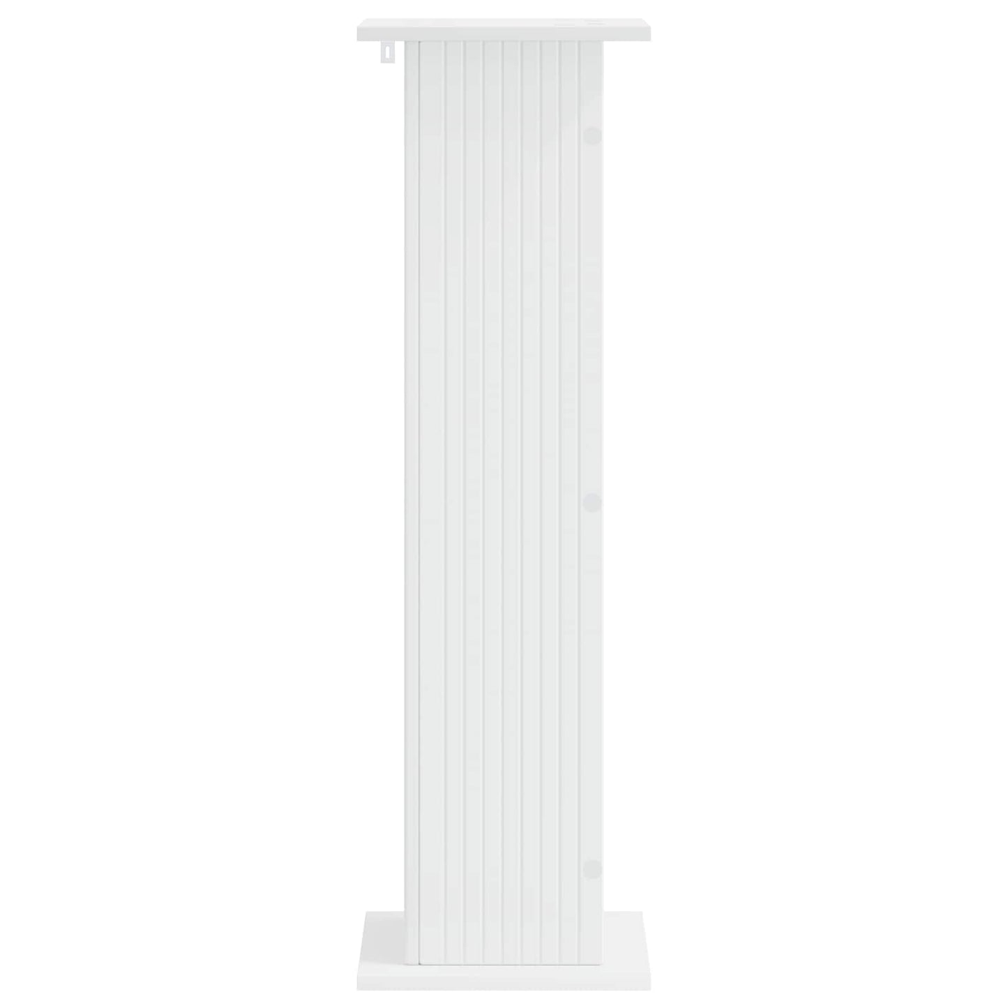 Augalų stovas 2 pcs Balta 30,5 x 30 x 100,5 cm Apdirbta mediena