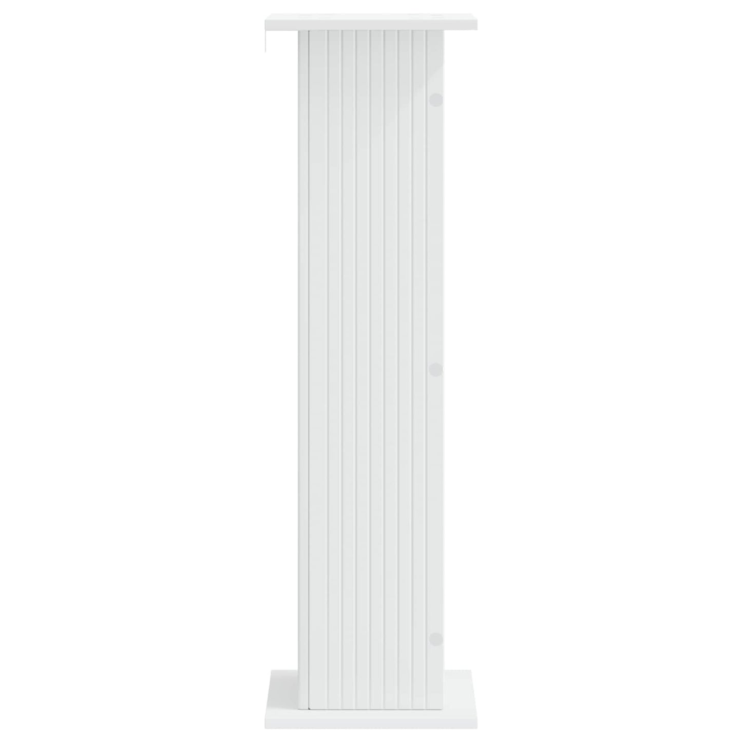 Augalų stovas 2 pcs Balta 30,5 x 30 x 100,5 cm Apdirbta mediena
