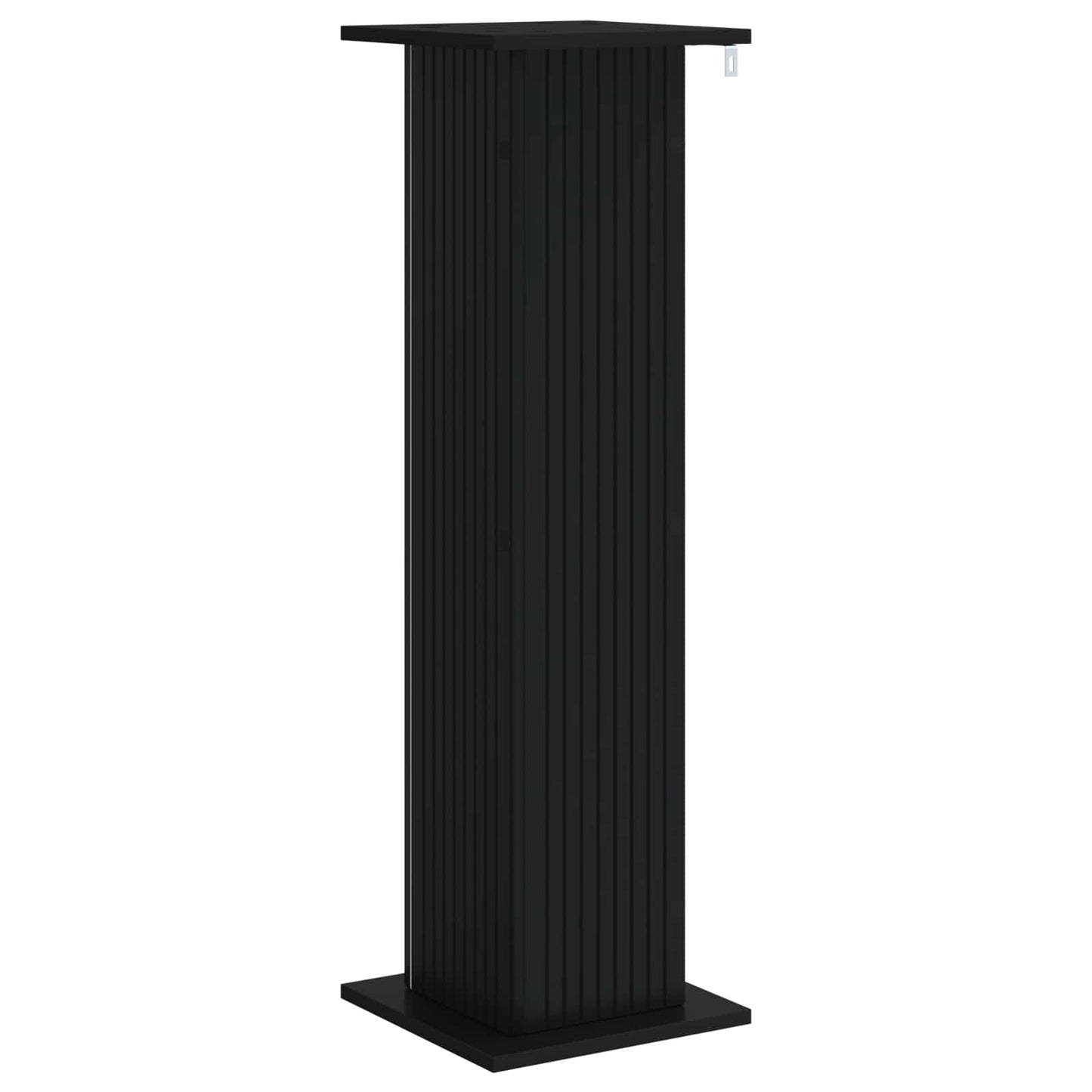 Augalų stovas 2 pcs Juoda 30,5 x 30 x 100,5 cm Apdirbta mediena
