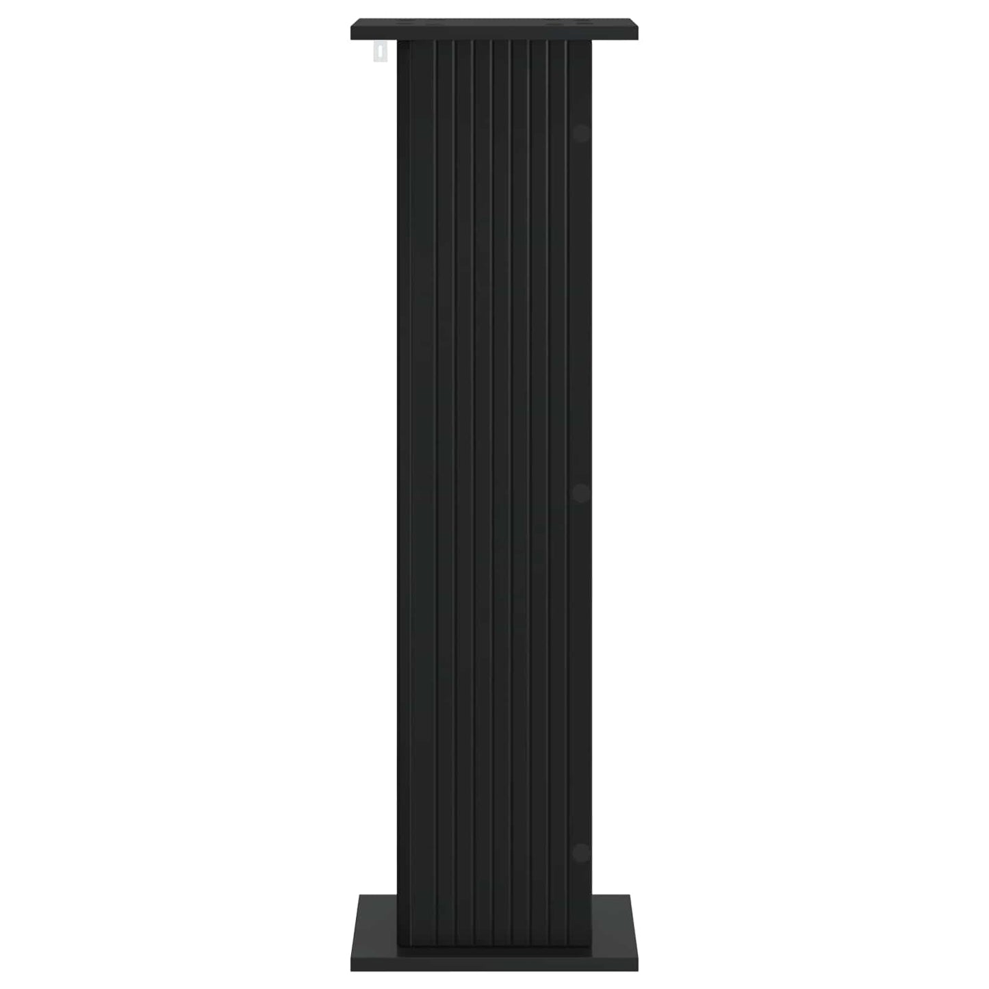 Augalų stovas 2 pcs Juoda 30,5 x 30 x 100,5 cm Apdirbta mediena