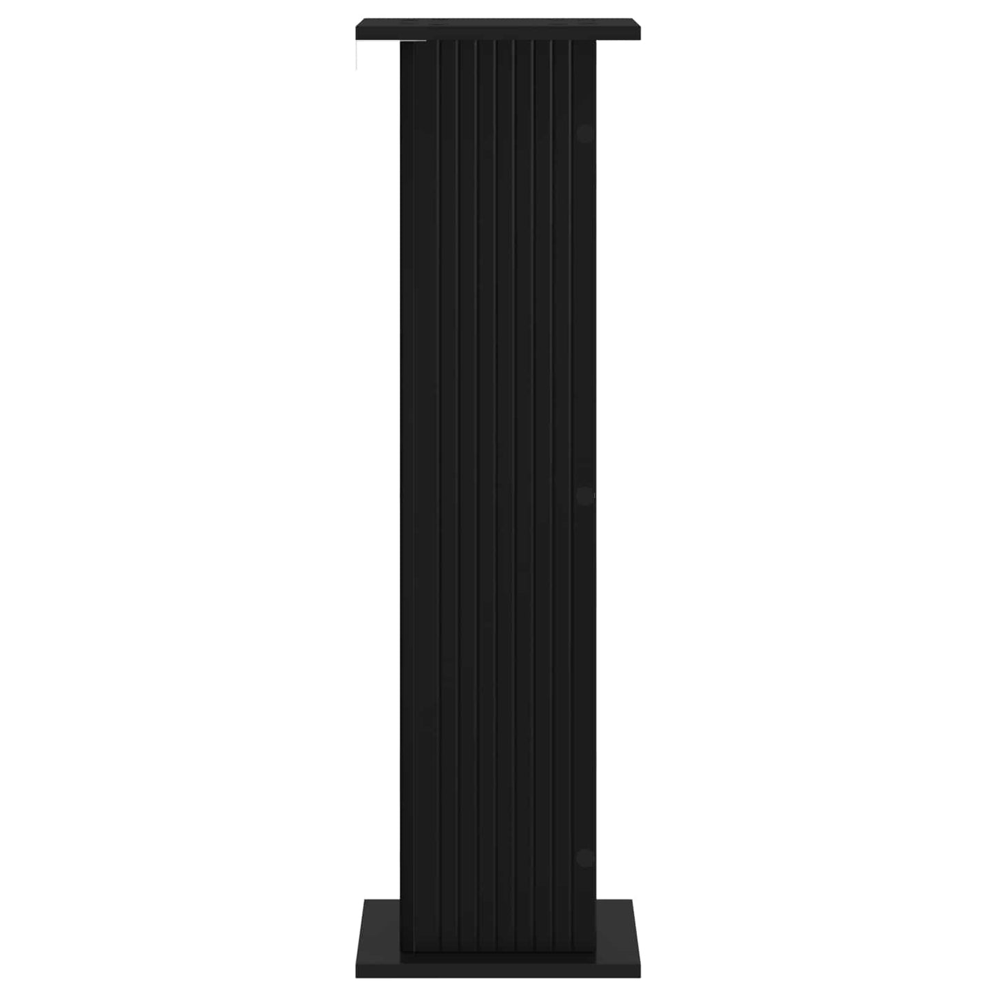 Augalų stovas 2 pcs Juoda 30,5 x 30 x 100,5 cm Apdirbta mediena