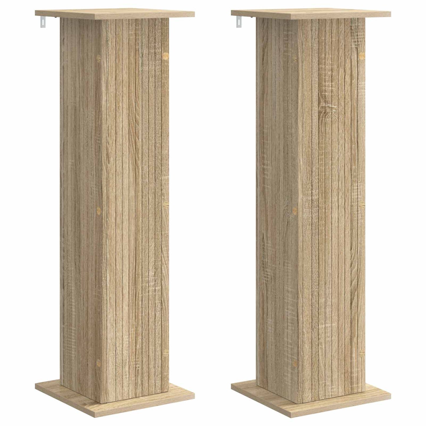 Augalų stovas 2 pcs Sonoma ąžuolas 30,5 x 30 x 100,5 cm