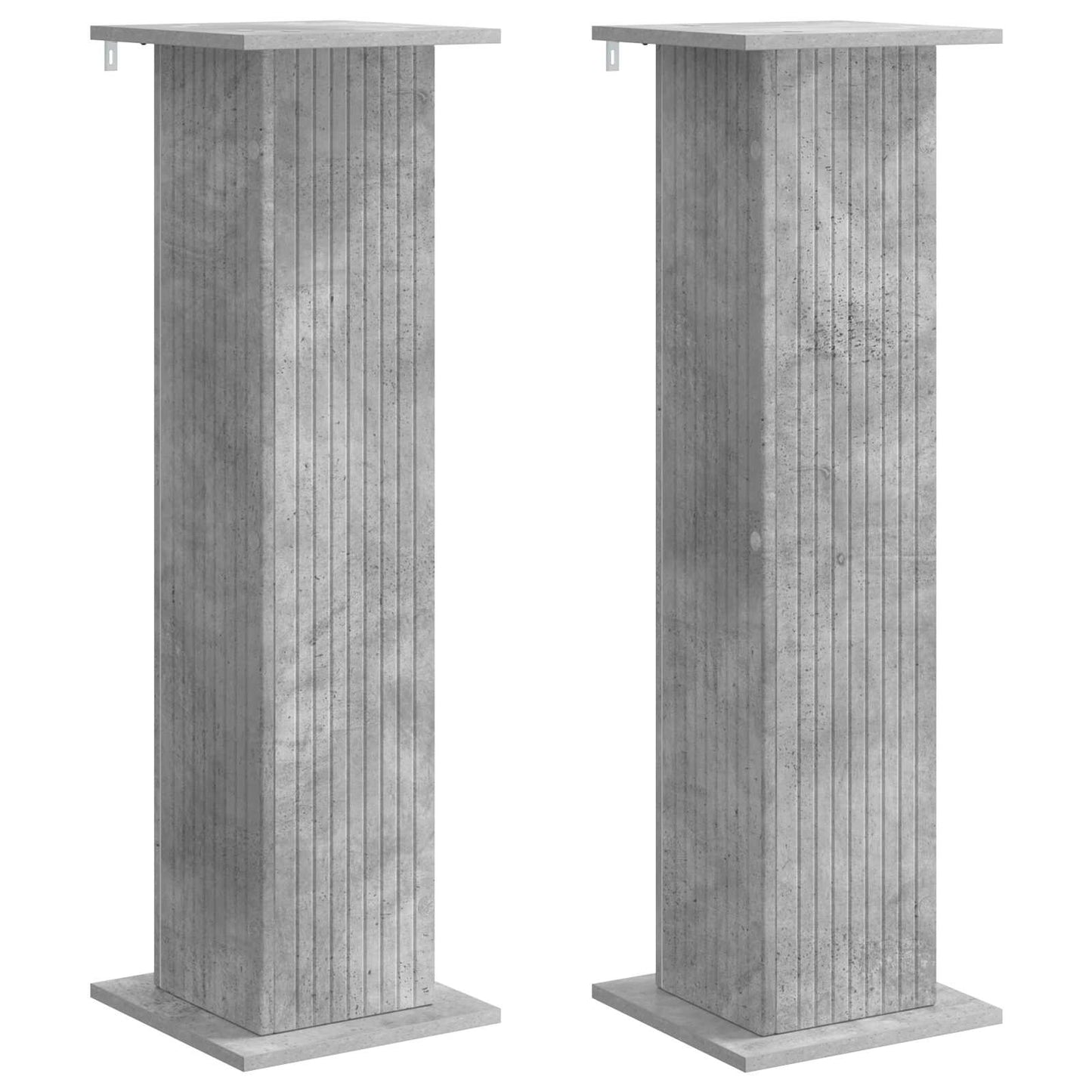 Augalų stovas 2 pcs Betono pilka 30,5 x 30 x 100,5 cm