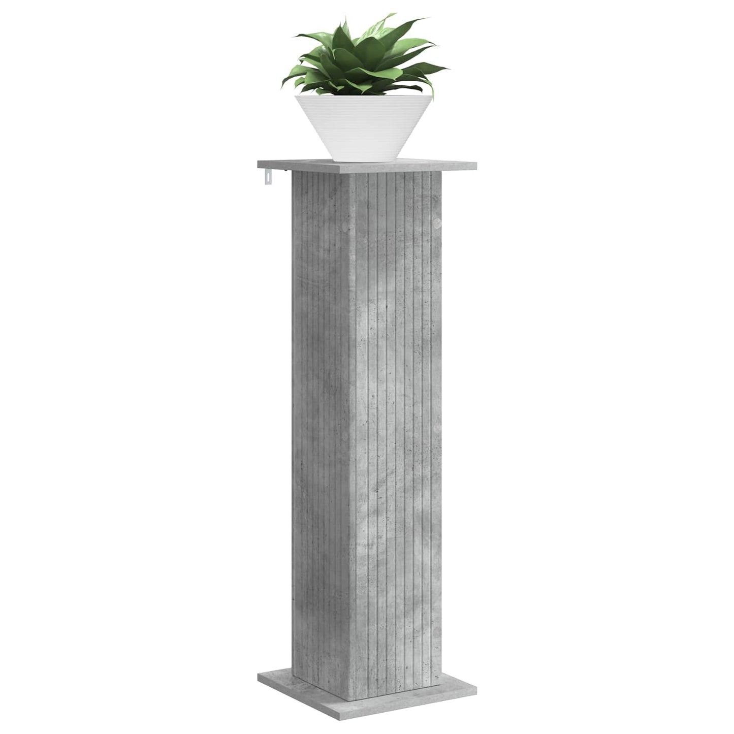 Augalų stovas 2 pcs Betono pilka 30,5 x 30 x 100,5 cm