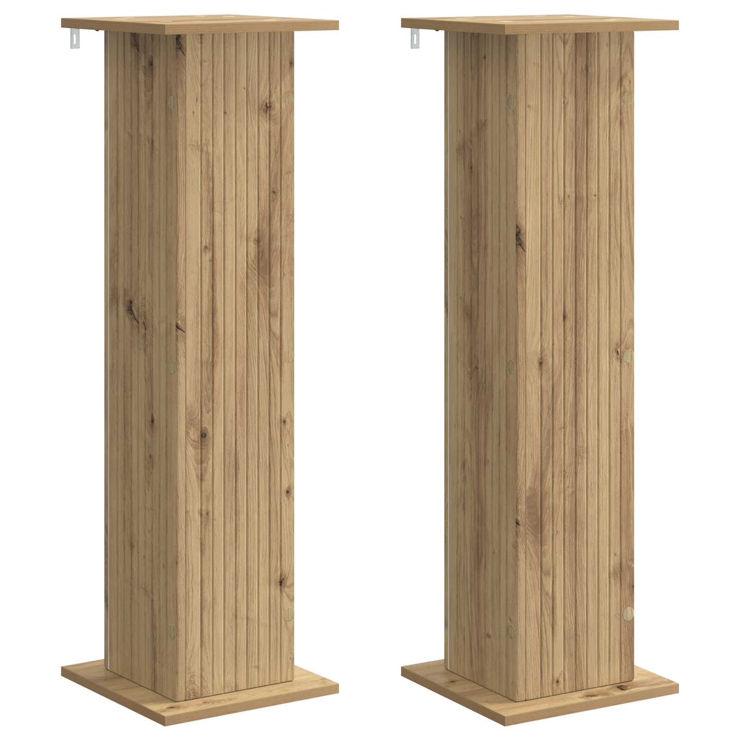 Augalų stovas 2 pcs Artisano ąžuolo 30,5 x 30 x 100,5 cm