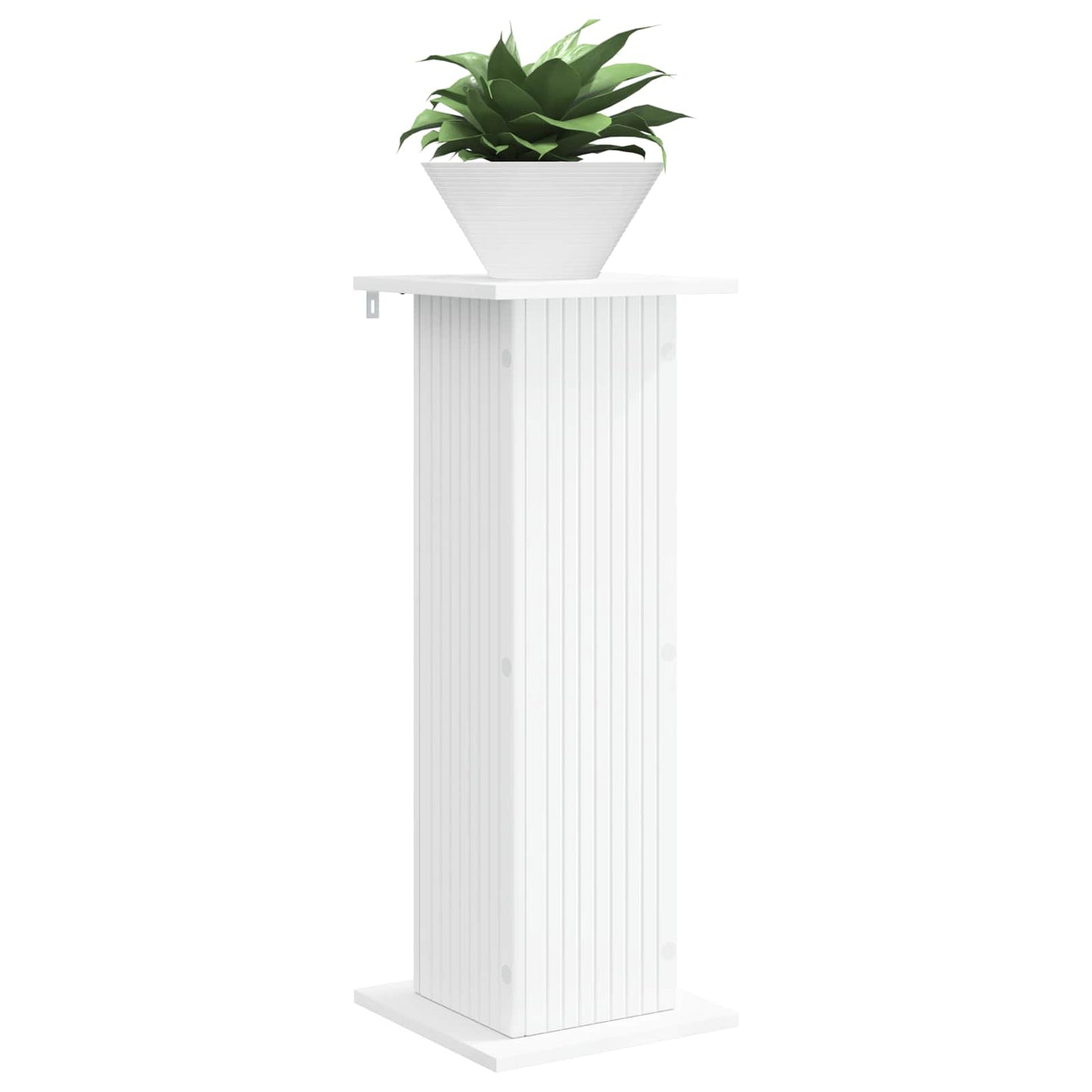 Augalų stovas 2 pcs Balta 30,5 x 30 x 80,5 cm Apdirbta mediena