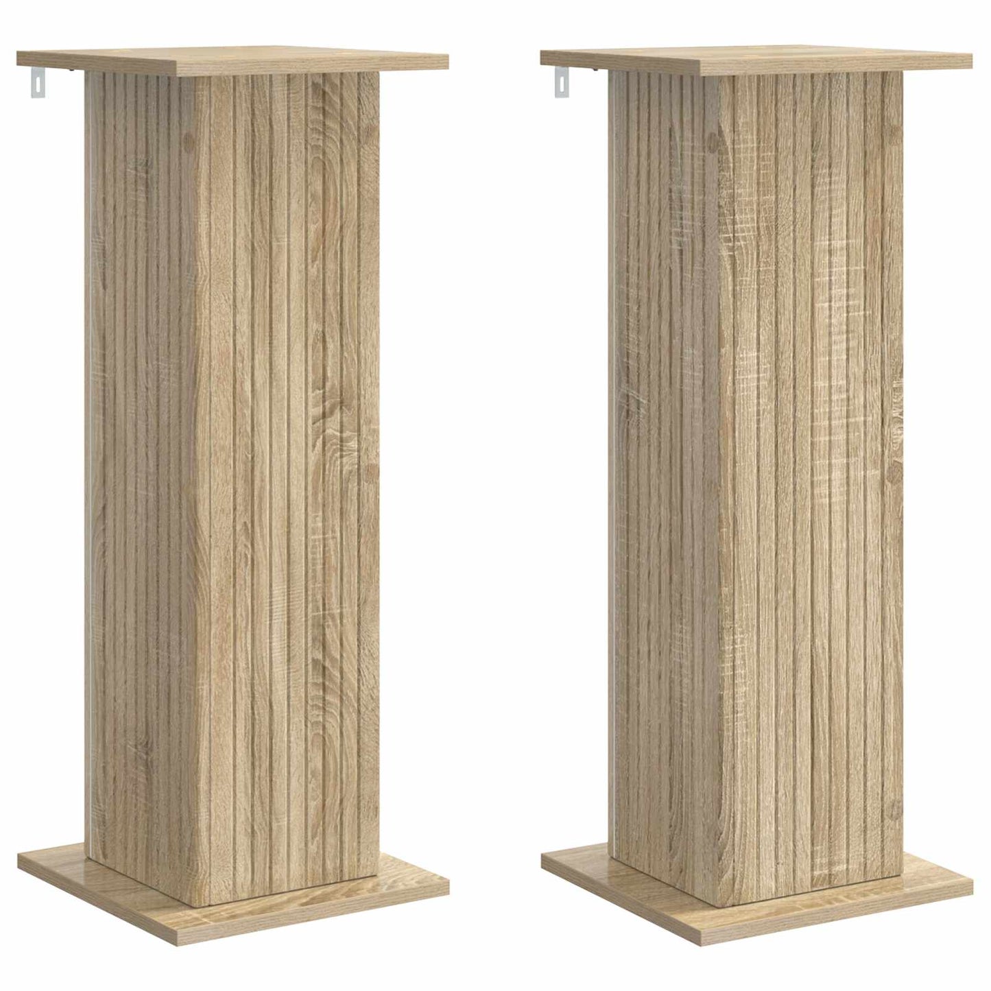 Augalų stovas 2 pcs Sonoma ąžuolas 30,5 x 30 x 80,5 cm