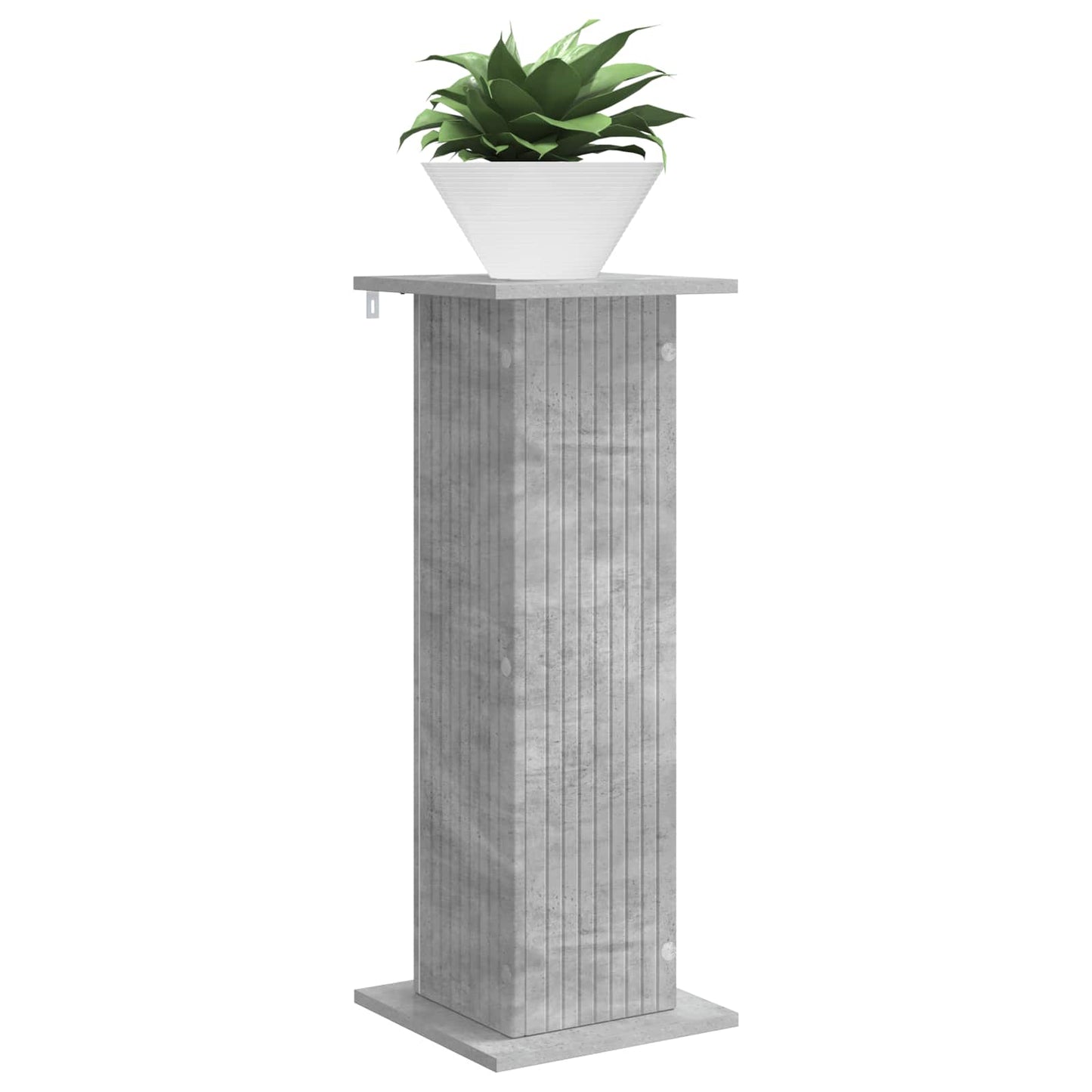 Augalų stovas Betono pilka 30,5 x 30 x 80,5 cm Apdirbta mediena