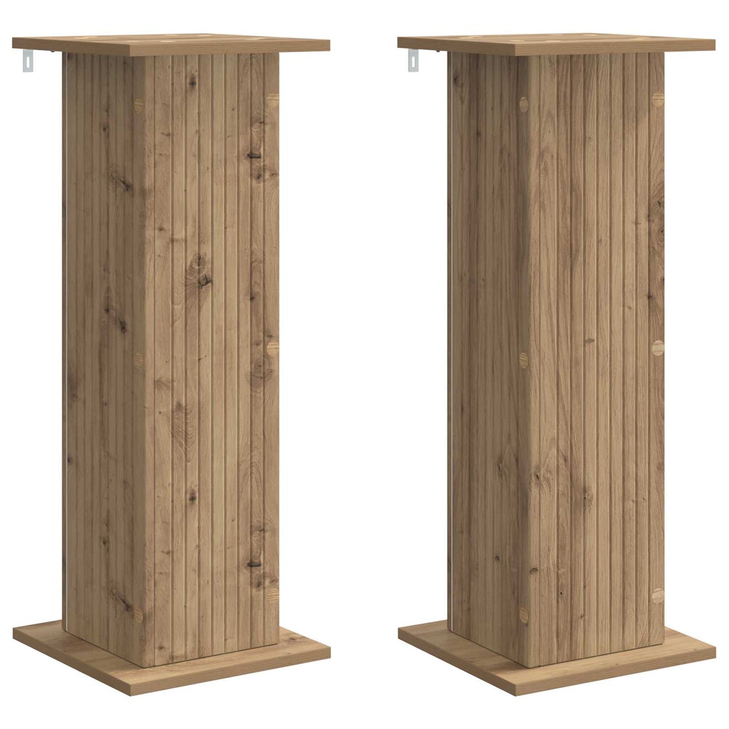 Augalų stovas 2 pcs Artisano ąžuolo 30,5 x 30 x 80,5 cm