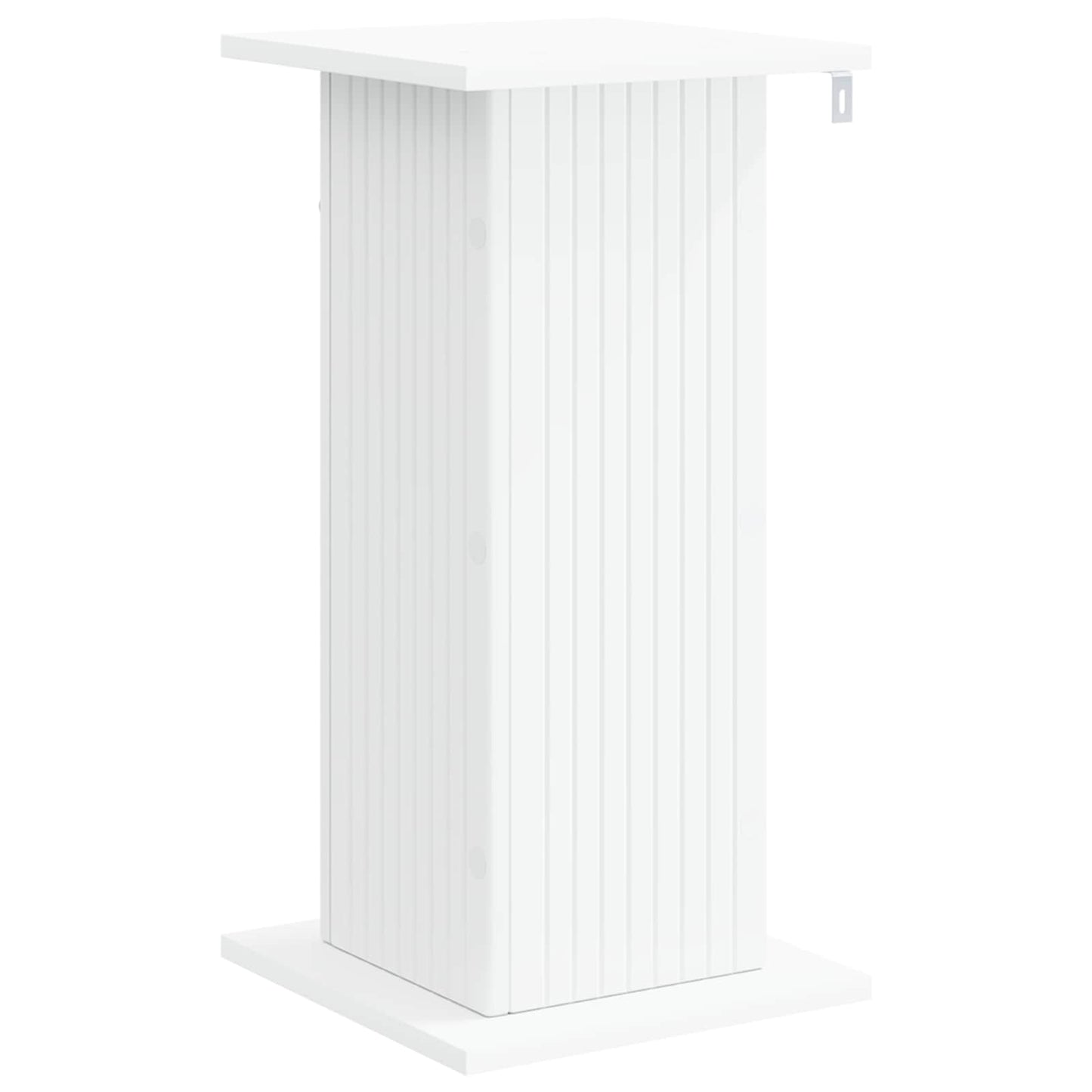 Augalų stovas 2 pcs Balta 30,5 x 30 x 60,5 cm Apdirbta mediena