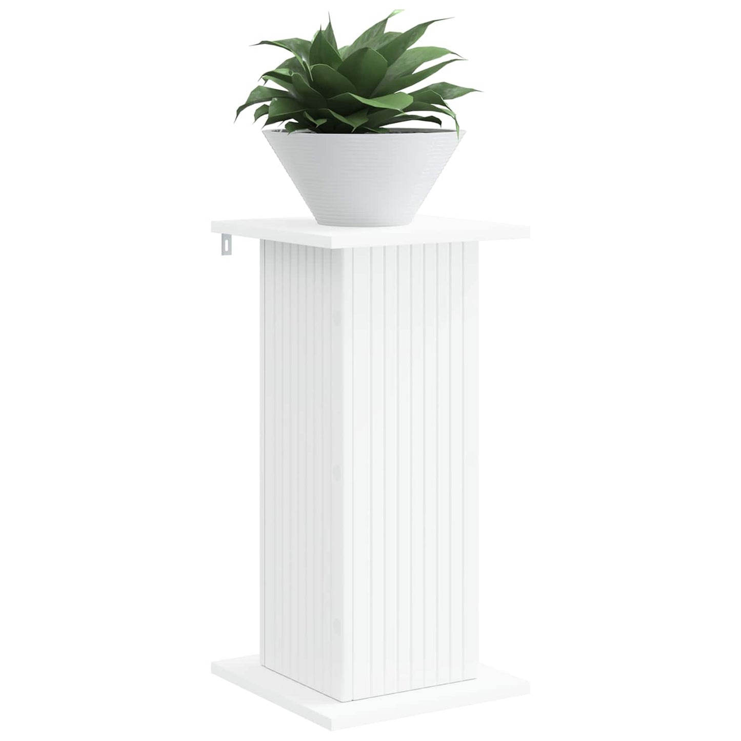 Augalų stovas 2 pcs Balta 30,5 x 30 x 60,5 cm Apdirbta mediena
