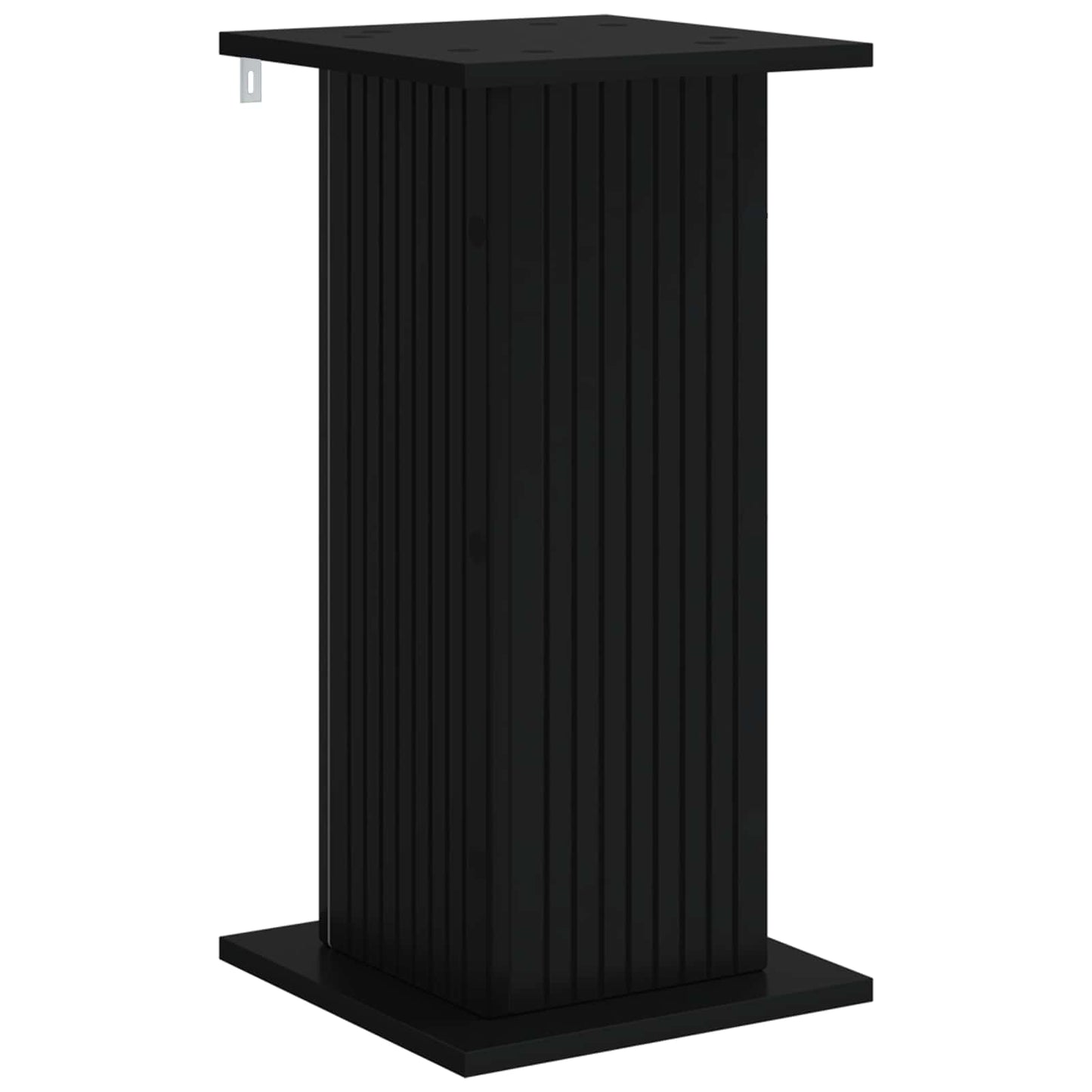 Augalų stovas 2 pcs Juoda 30,5 x 30 x 60,5 cm Apdirbta mediena