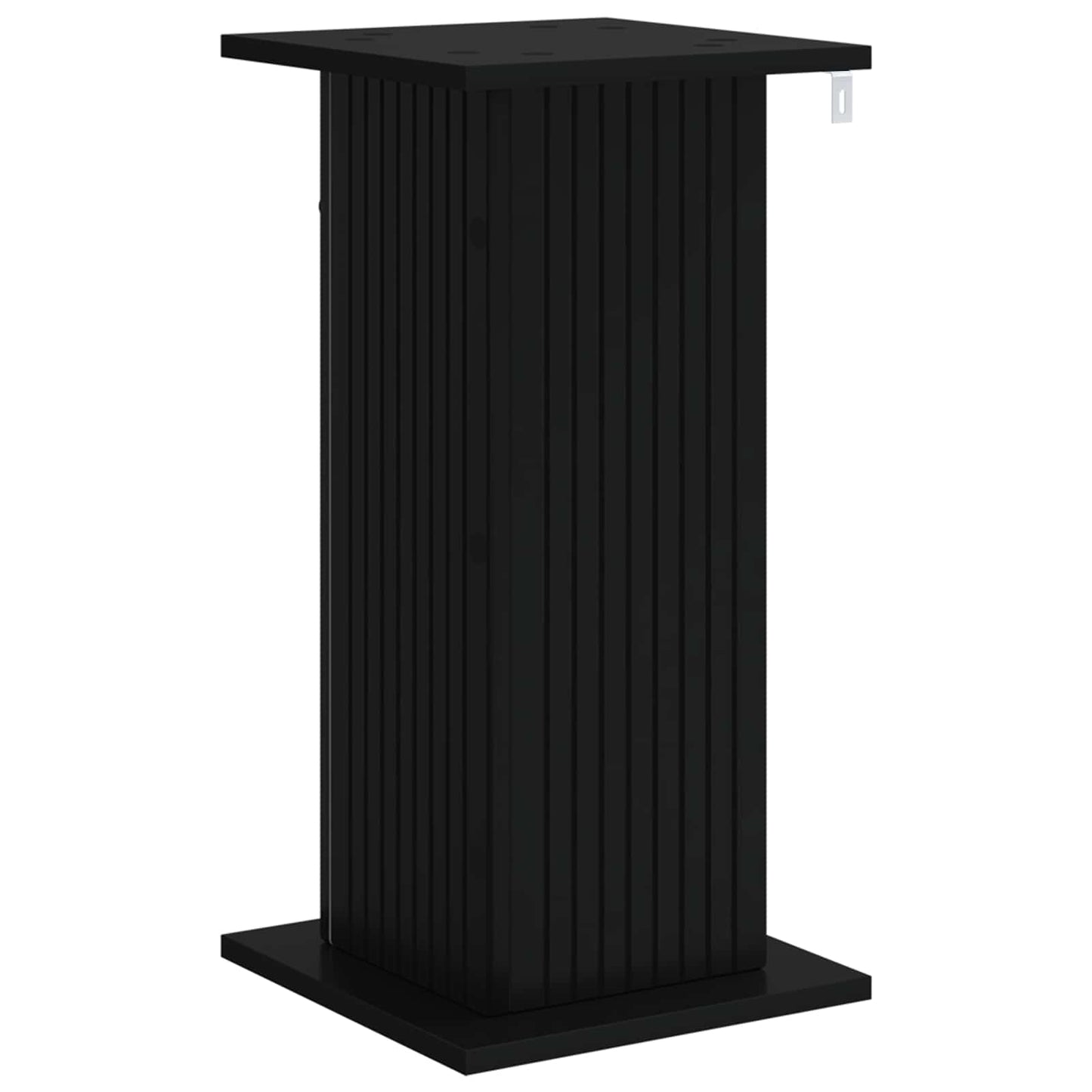 Augalų stovas 2 pcs Juoda 30,5 x 30 x 60,5 cm Apdirbta mediena