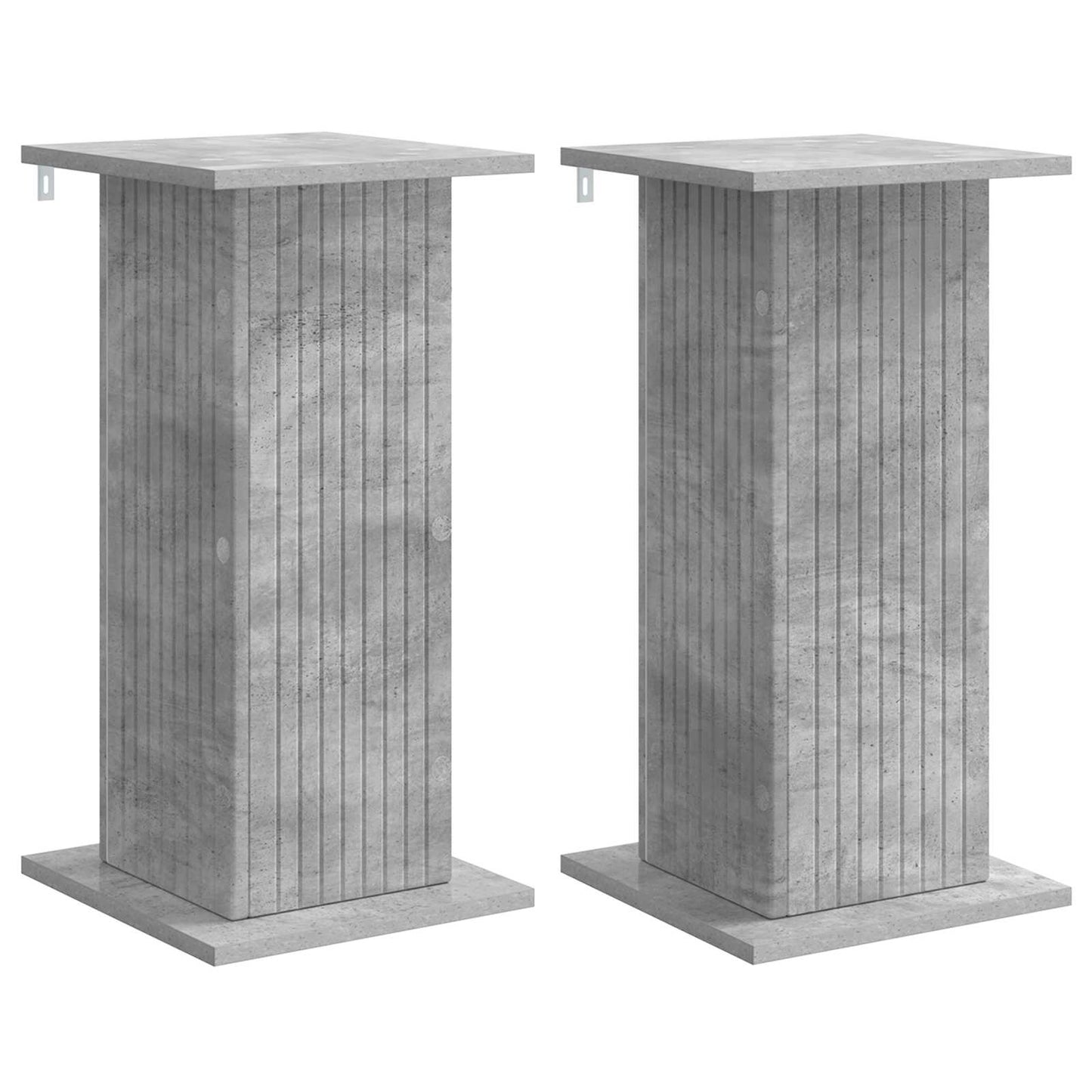 Augalų stovas 2 pcs Betono pilka 30,5 x 30 x 60,5 cm