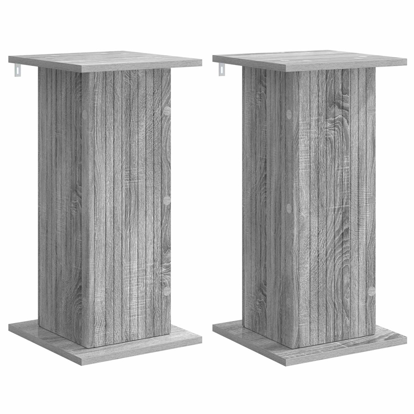 Augalų stovas 2 pcs Pilka sonoma ąžuolo 30,5 x 30 x 60,5 cm